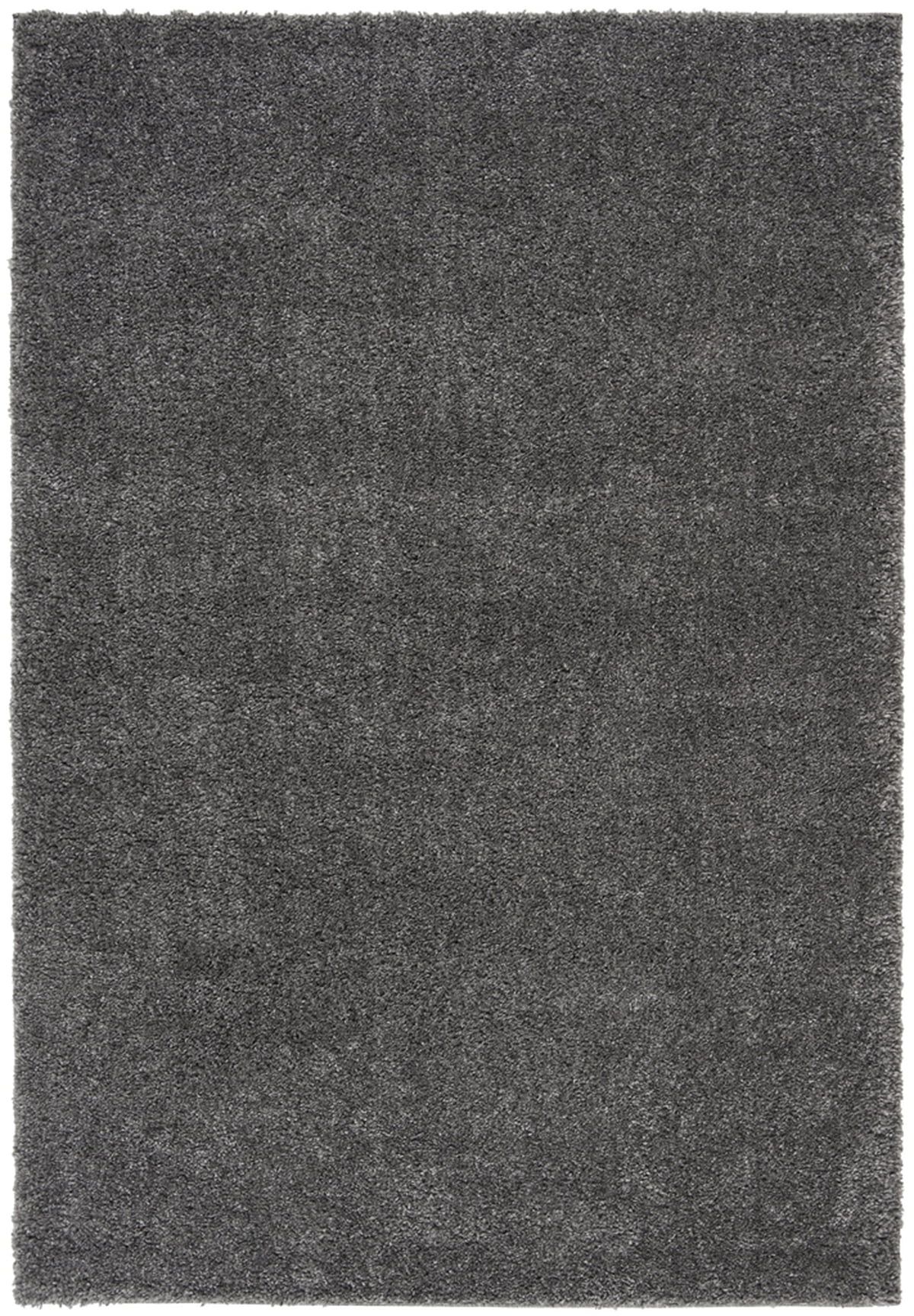 August Gray Synthetic Shag Area Rug, 12' x 15'