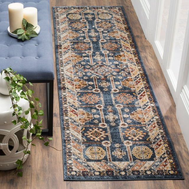 Royal Ivory 27'' Traditional Synthetic Runner Rug