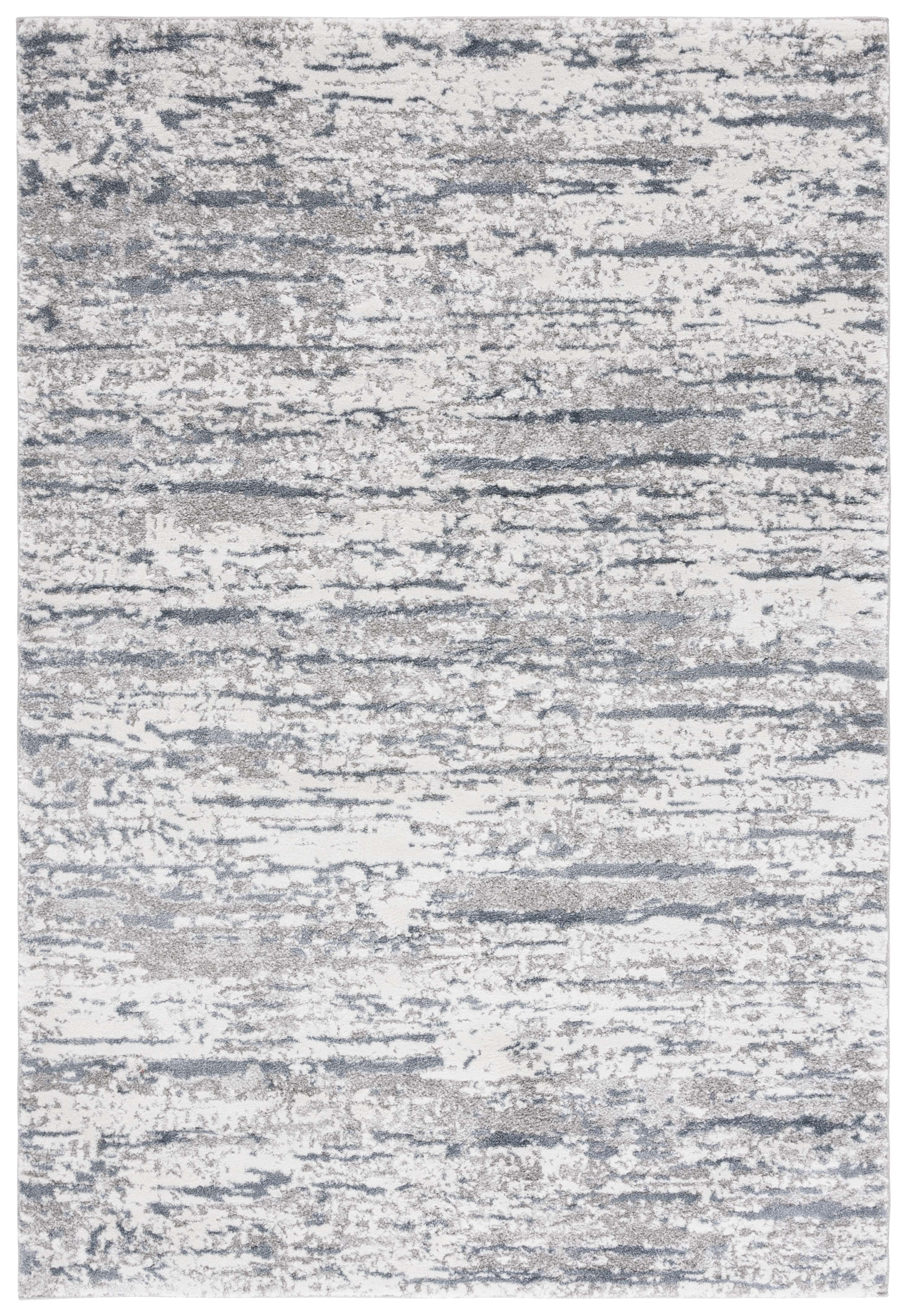 SAFAVIEH Century Arianne Distressed Area Rug, Gray/Navy, 4'5" x 6'5"