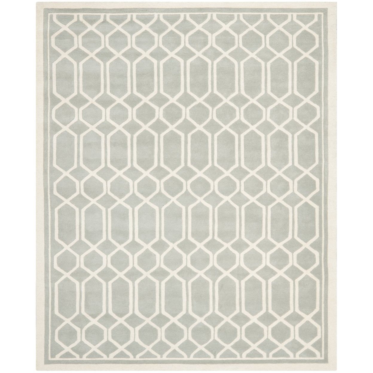 Multicolor 4' x 6' Handmade Wool Tufted Rectangular Rug