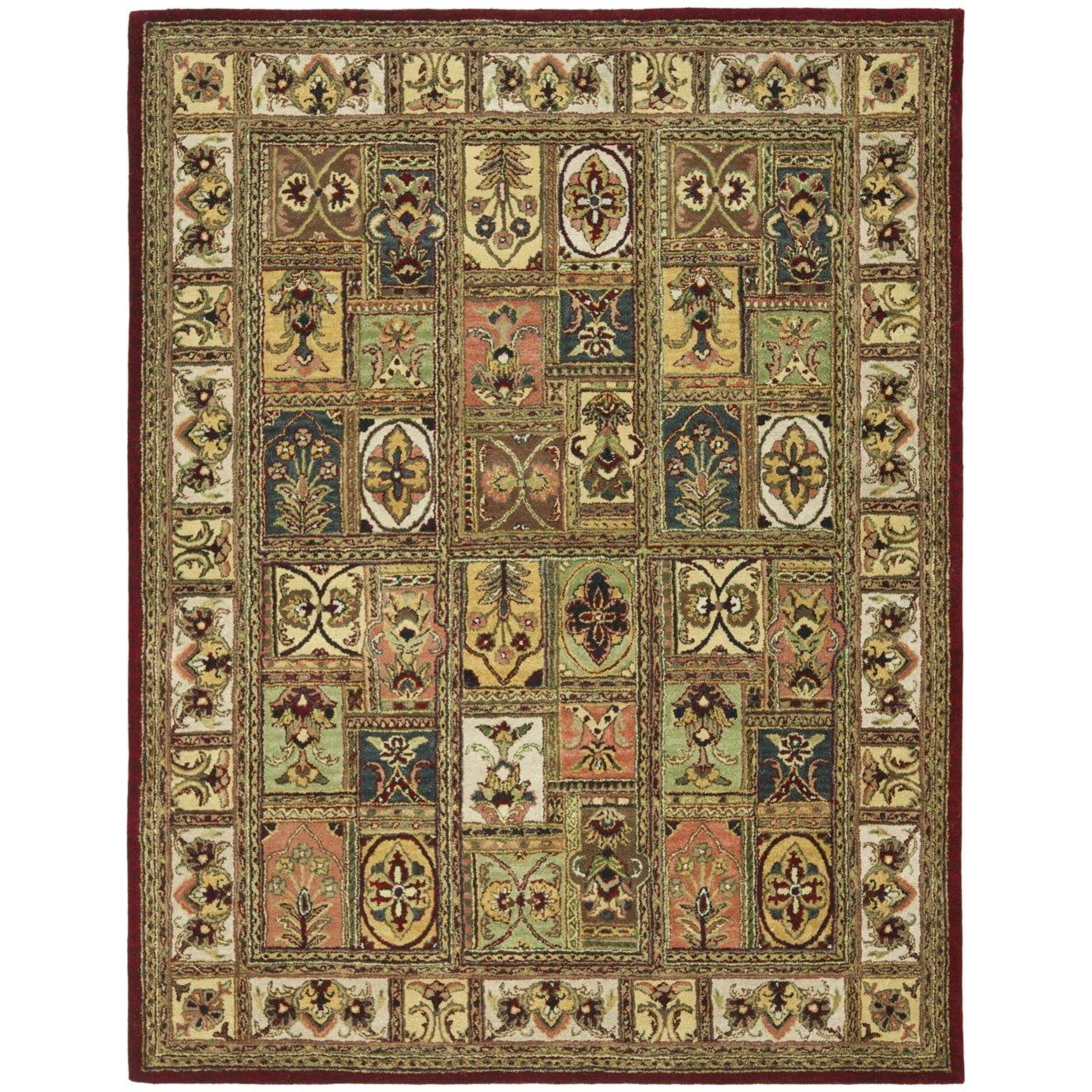 Ivory Hand-Tufted Wool Rectangular Area Rug, 11' x 15'