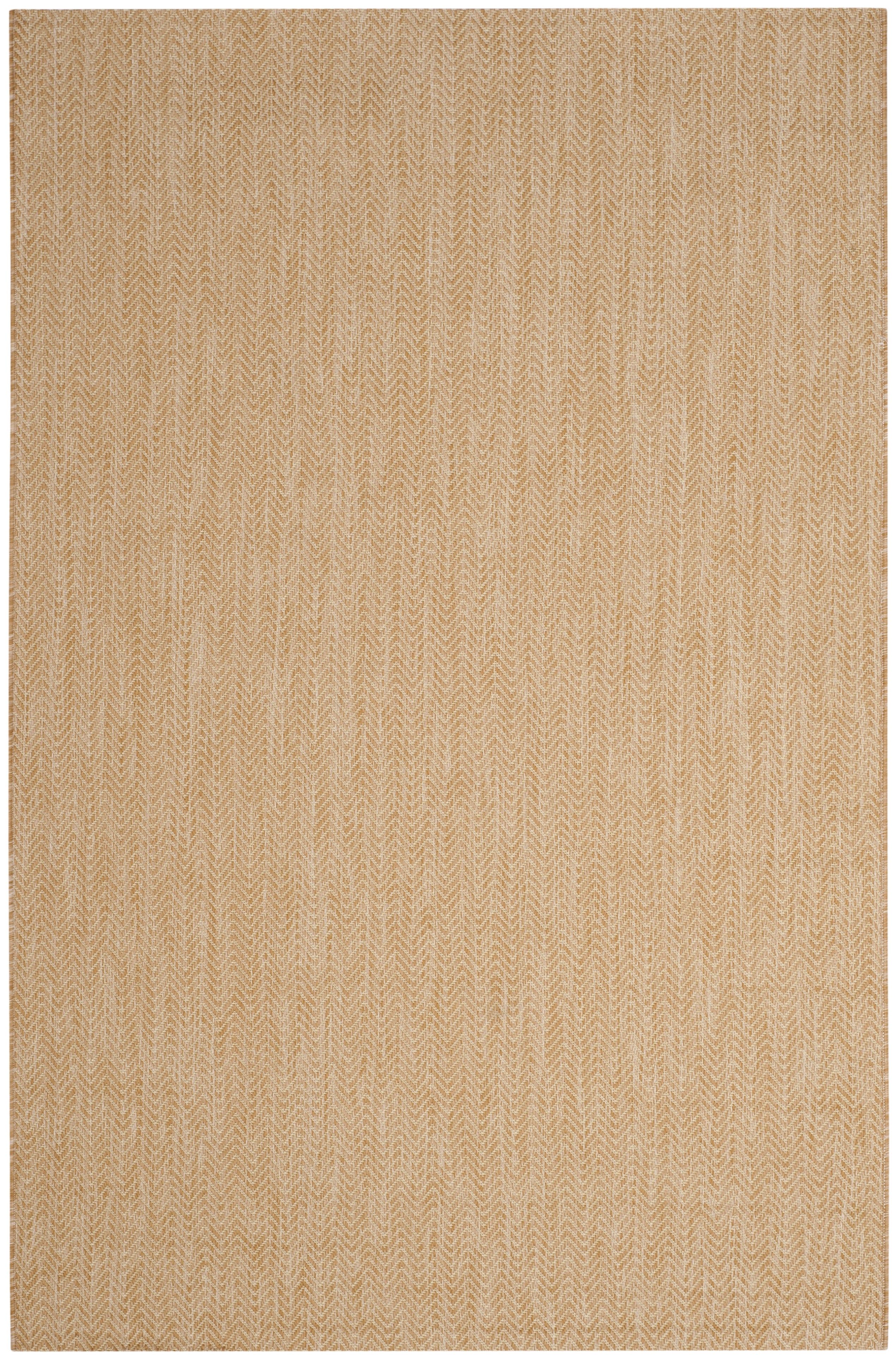 Elegance Refined Natural Cream 5'3" x 7'7" Synthetic Area Rug