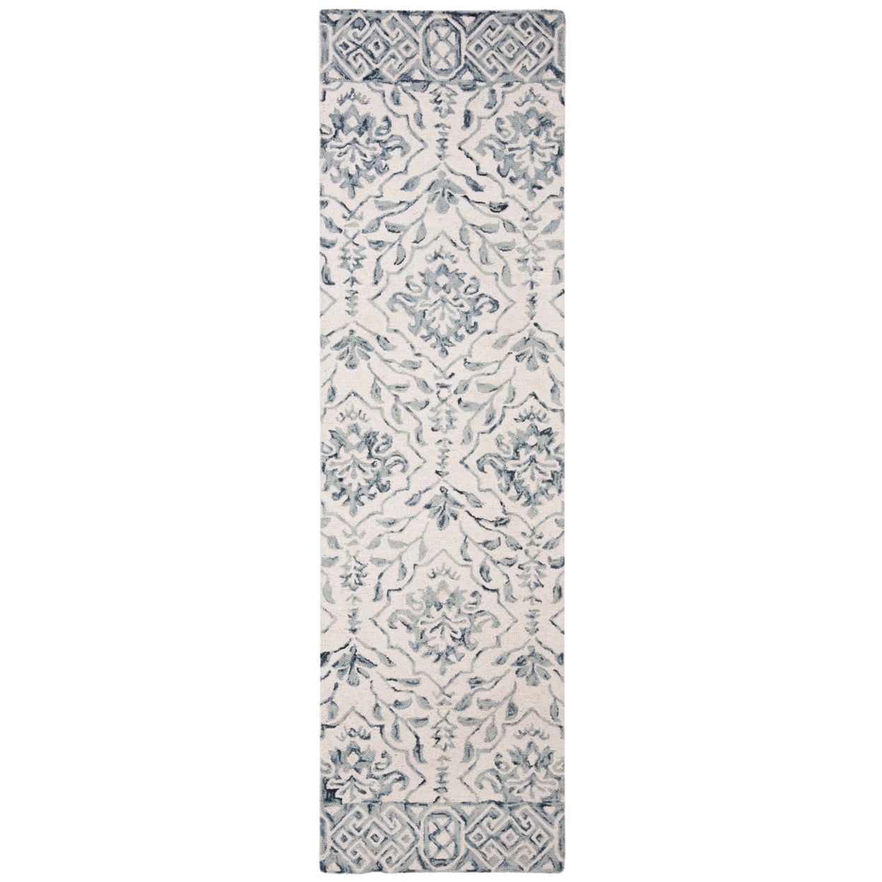 Ivory Elegance 27'' Hand-Tufted Wool Runner Rug