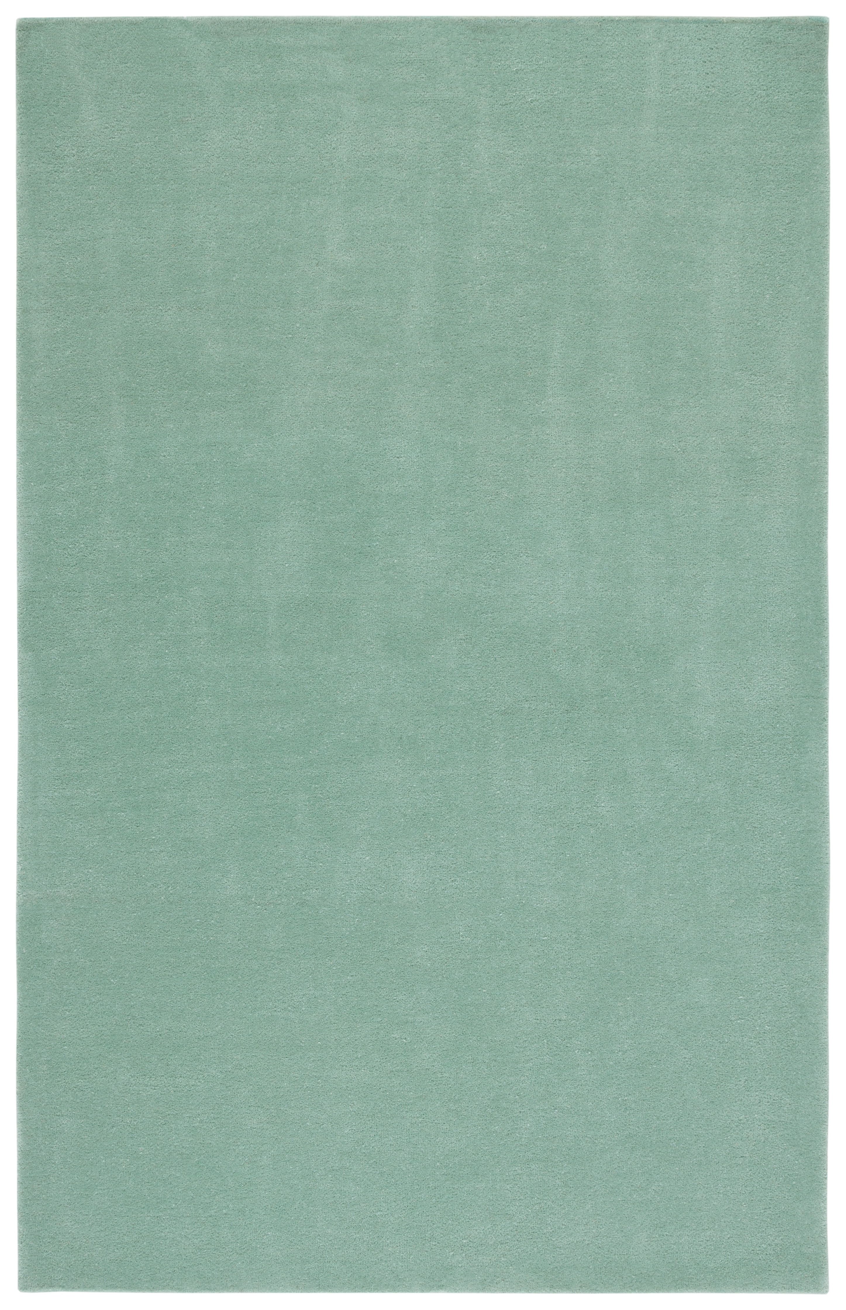 Fifth Avenue Green Hand Tufted Wool Cotton Silk Rug