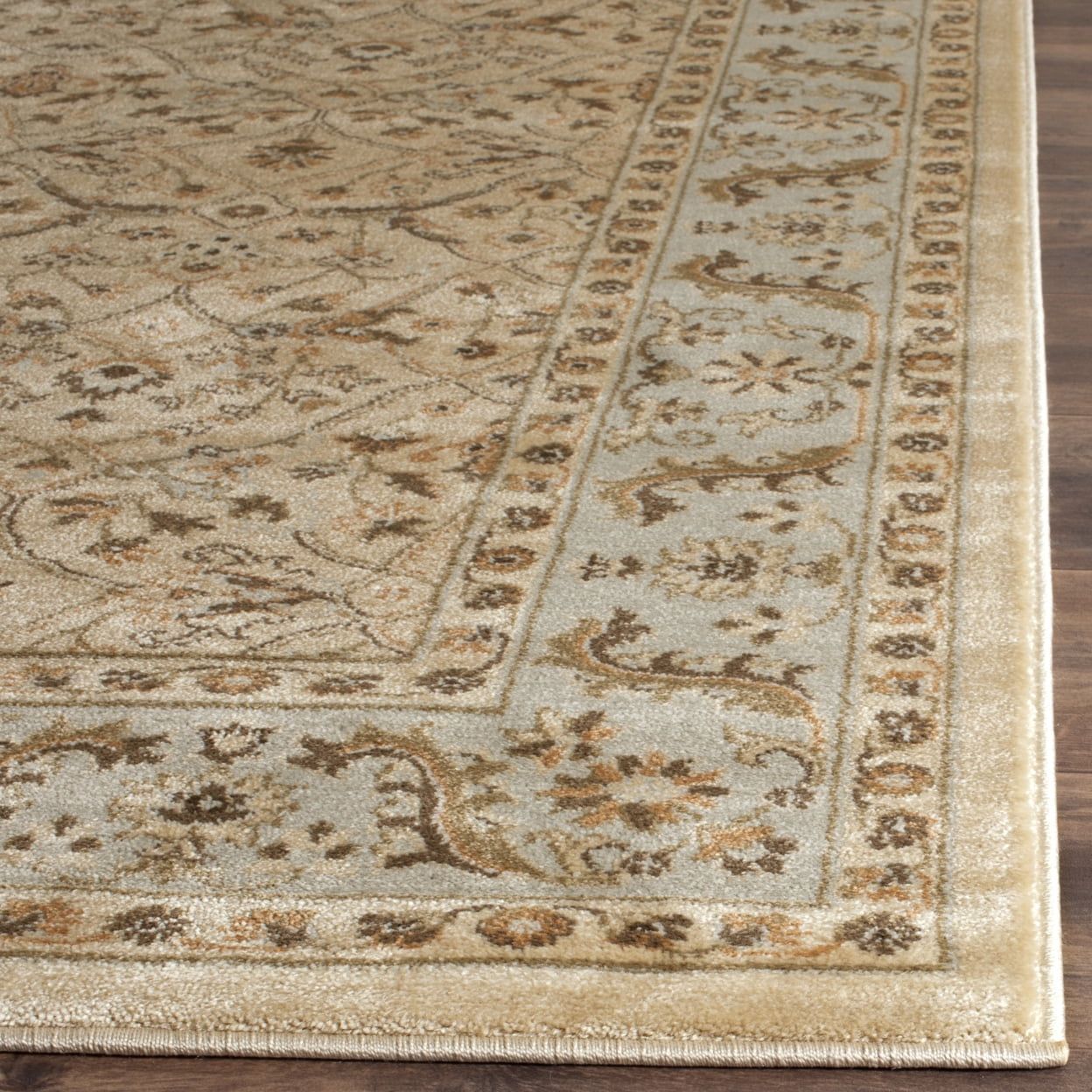 Florenteen Grey and Ivory 5' x 7' Synthetic Area Rug