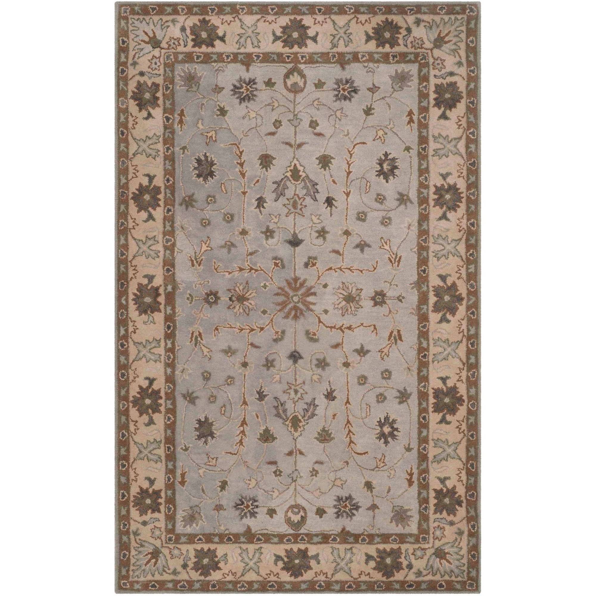 Hand-tufted Artful Oriental Wool Rug 8' x 10' - Green and Beige
