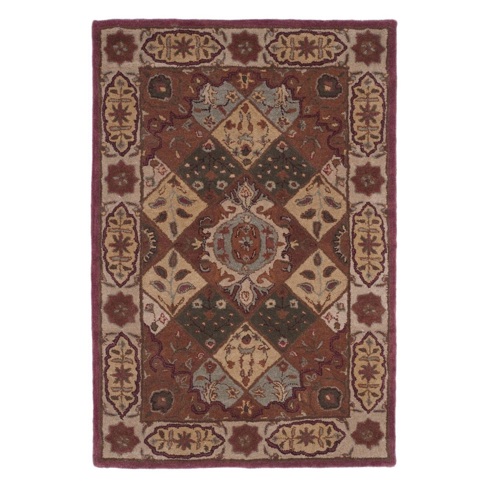 Ivory Hand-Tufted Wool 4' x 6' Area Rug