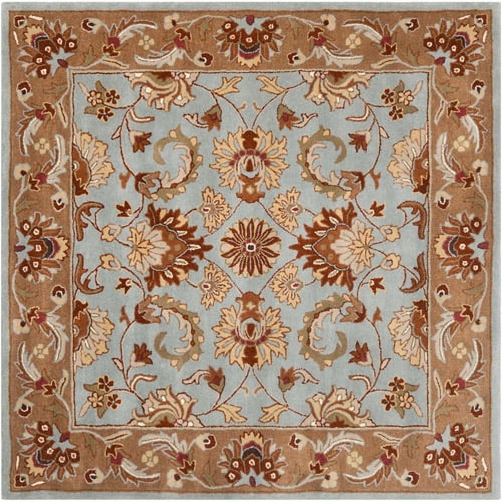 Heritage Blue and Beige Hand-Tufted Wool 9' x 12' Rug