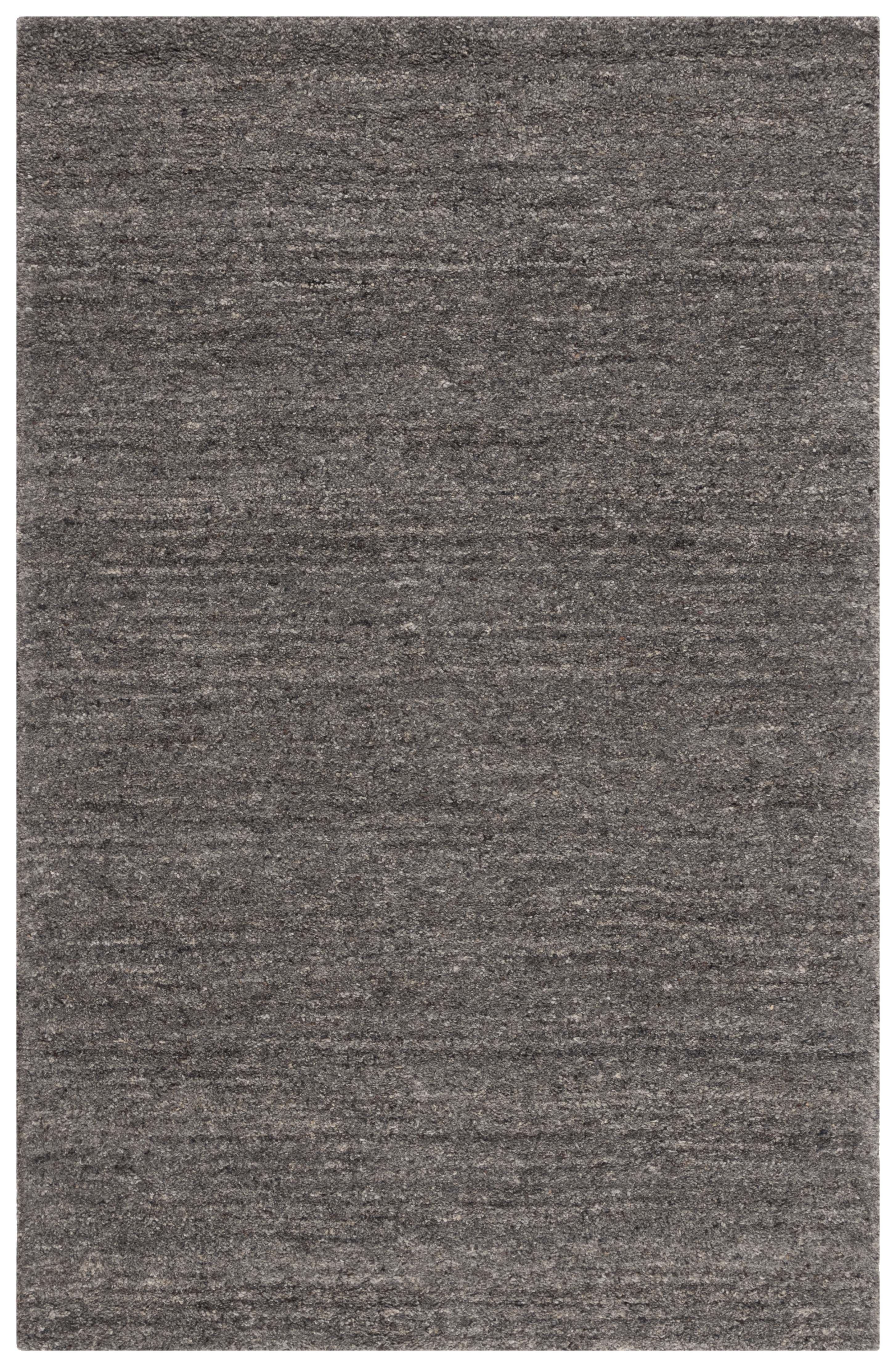 Handmade Tufted Wool Rectangular Rug in Gray - 3' x 5'