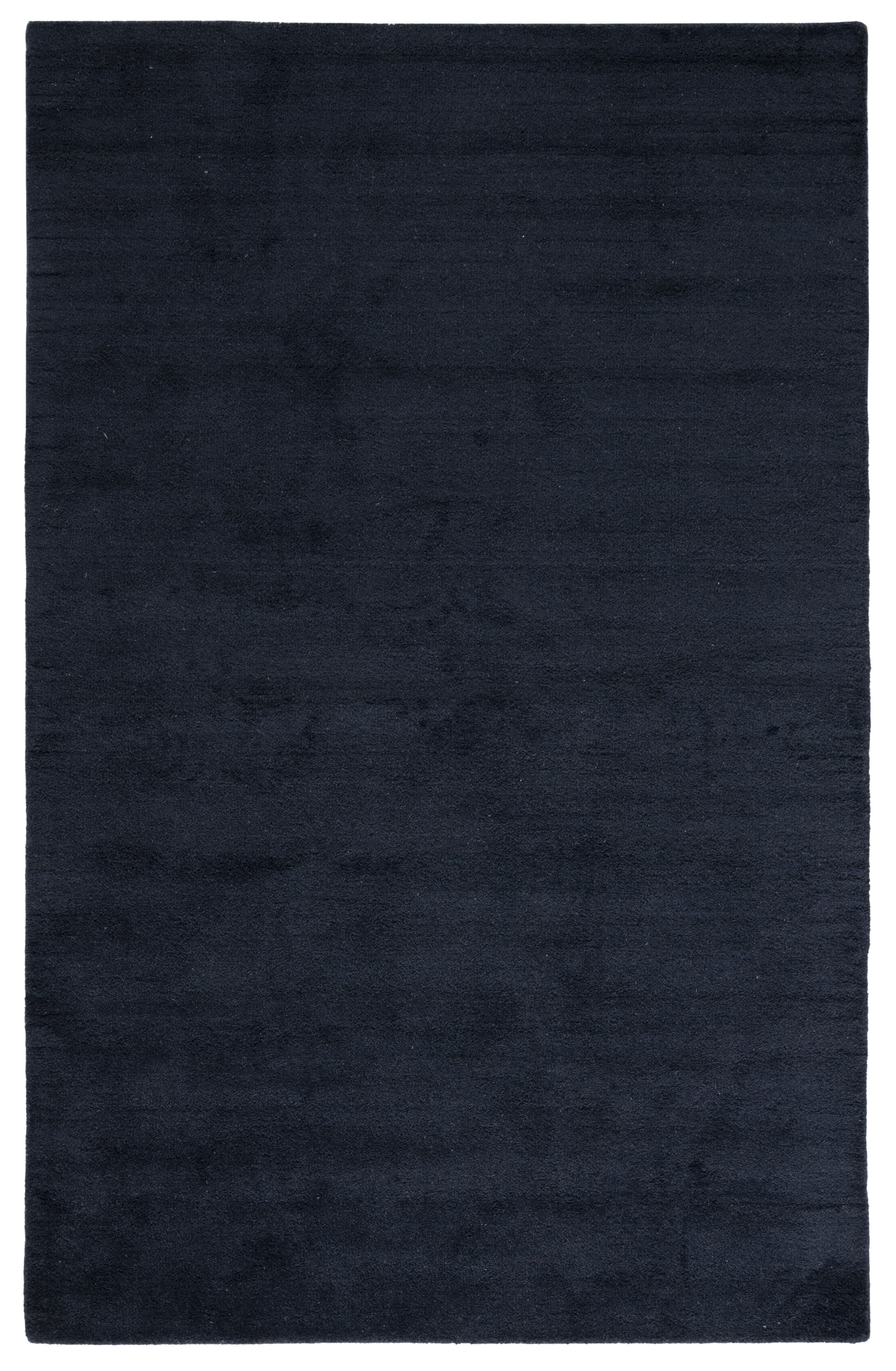 Black Handmade Wool 10' x 14' Tufted Area Rug