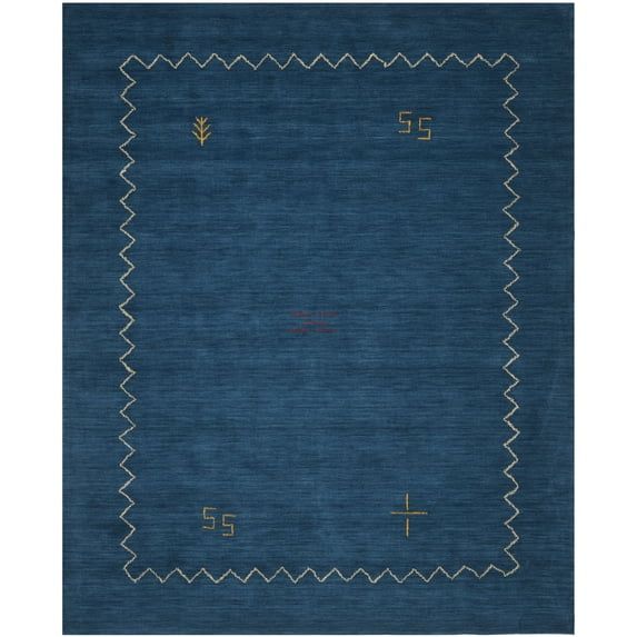 Himalaya 11' x 15' Hand-Knotted Blue Wool Rug