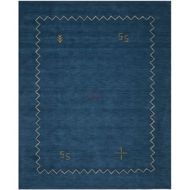 Himalaya 11' x 15' Hand-Knotted Blue Wool Rug