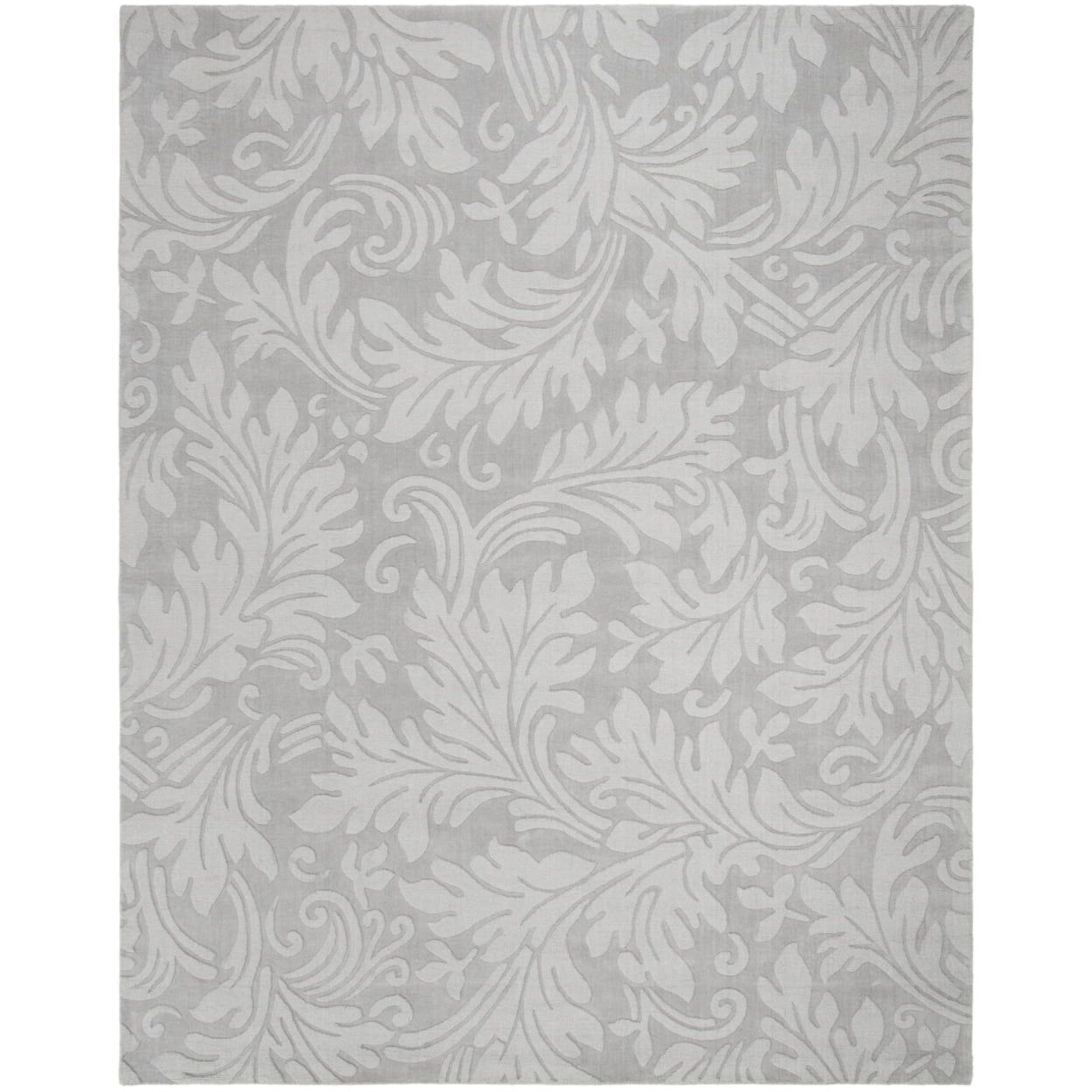 Hand-Tufted Gray Wool 5' x 8' Area Rug
