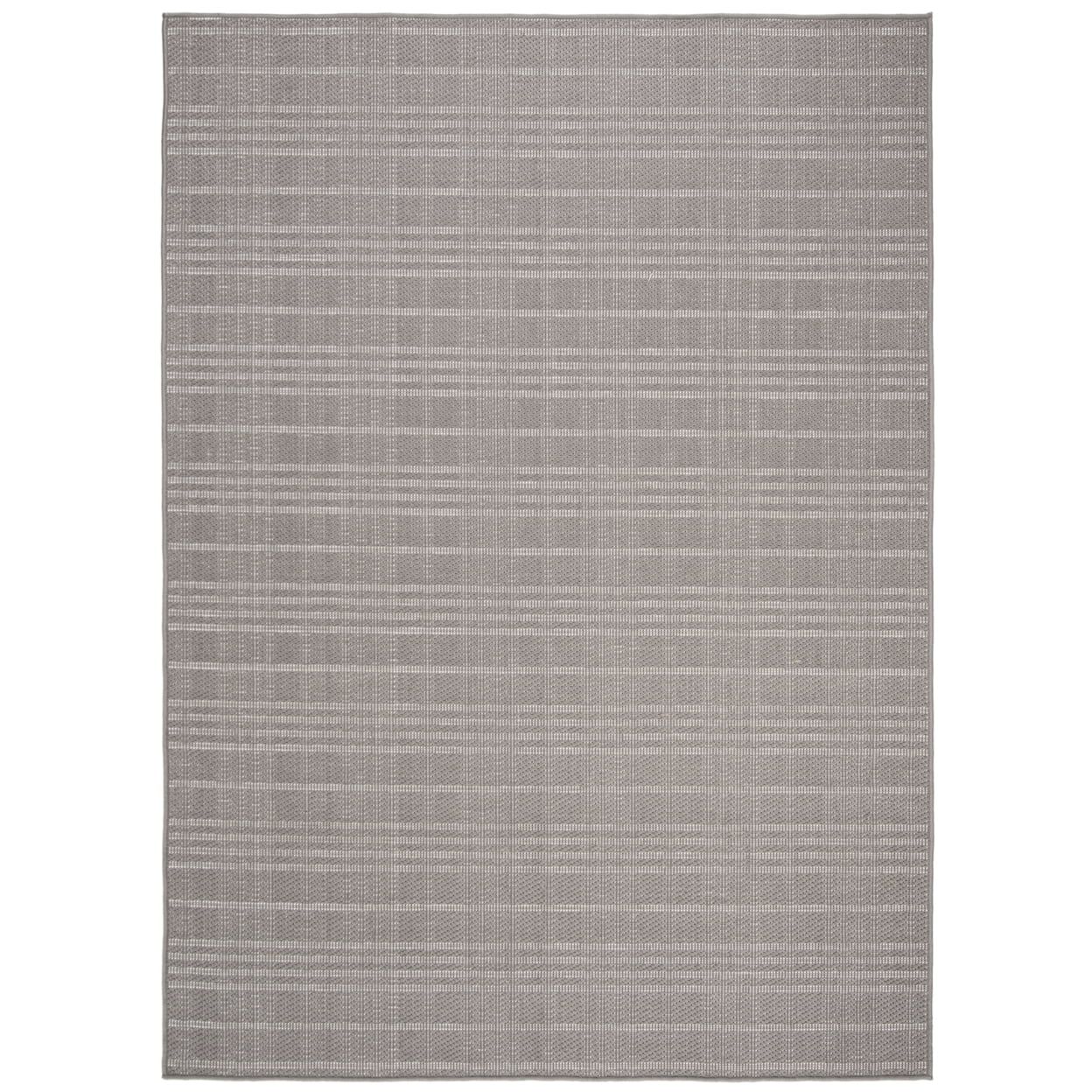 SAFAVIEH Indoor Outdoor BMU802F Bermuda Collection Grey Rug