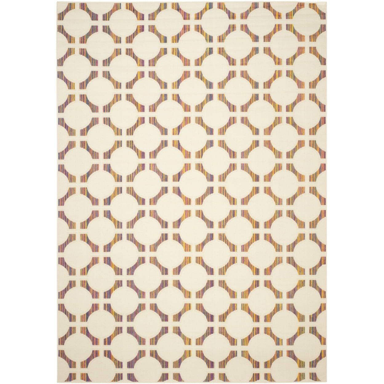 Havana Natural Multicolor 8' x 11' Indoor Outdoor Rug