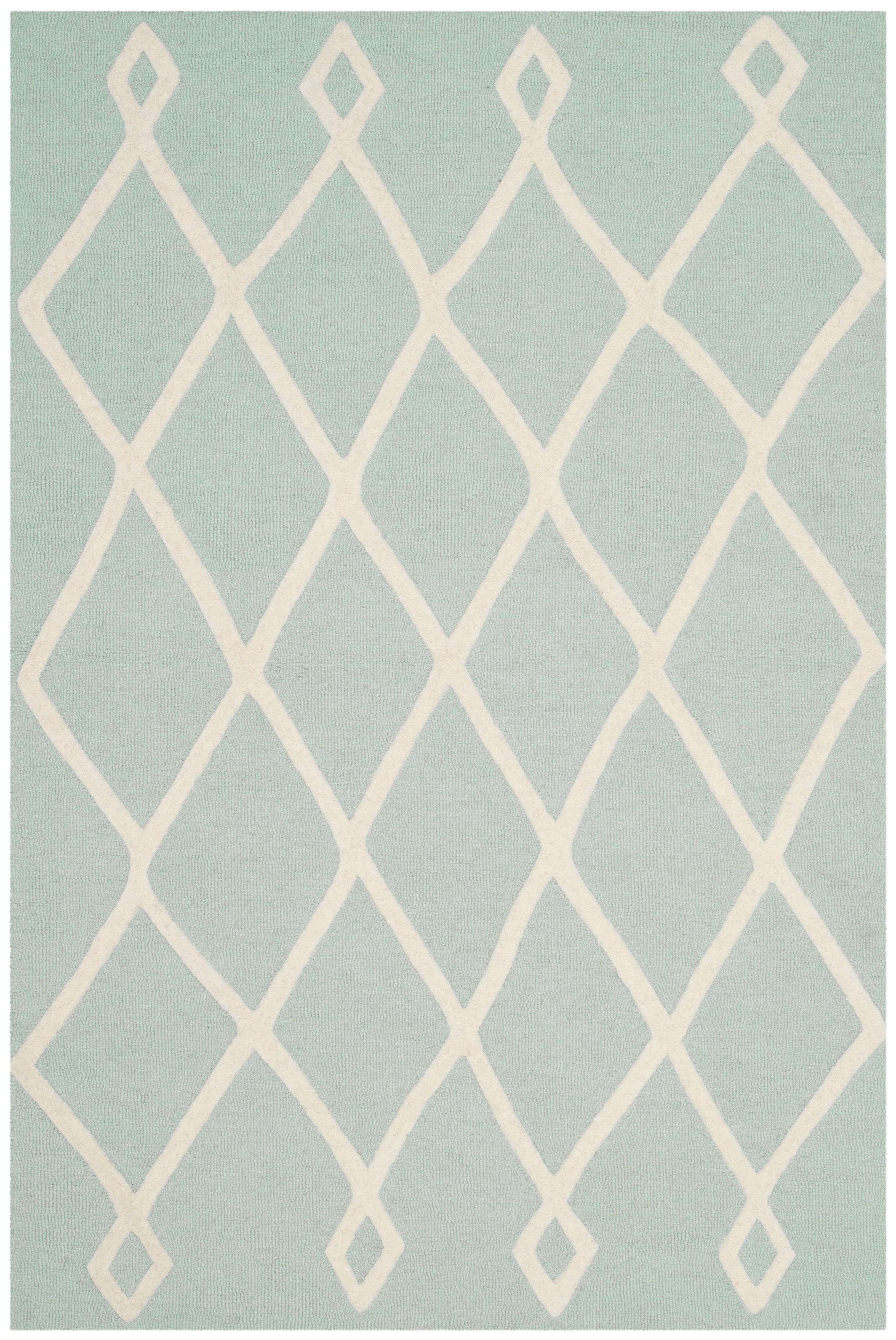 Ivory Whisper Hand-Tufted Wool Kids' Playroom Rug, 3' x 5'