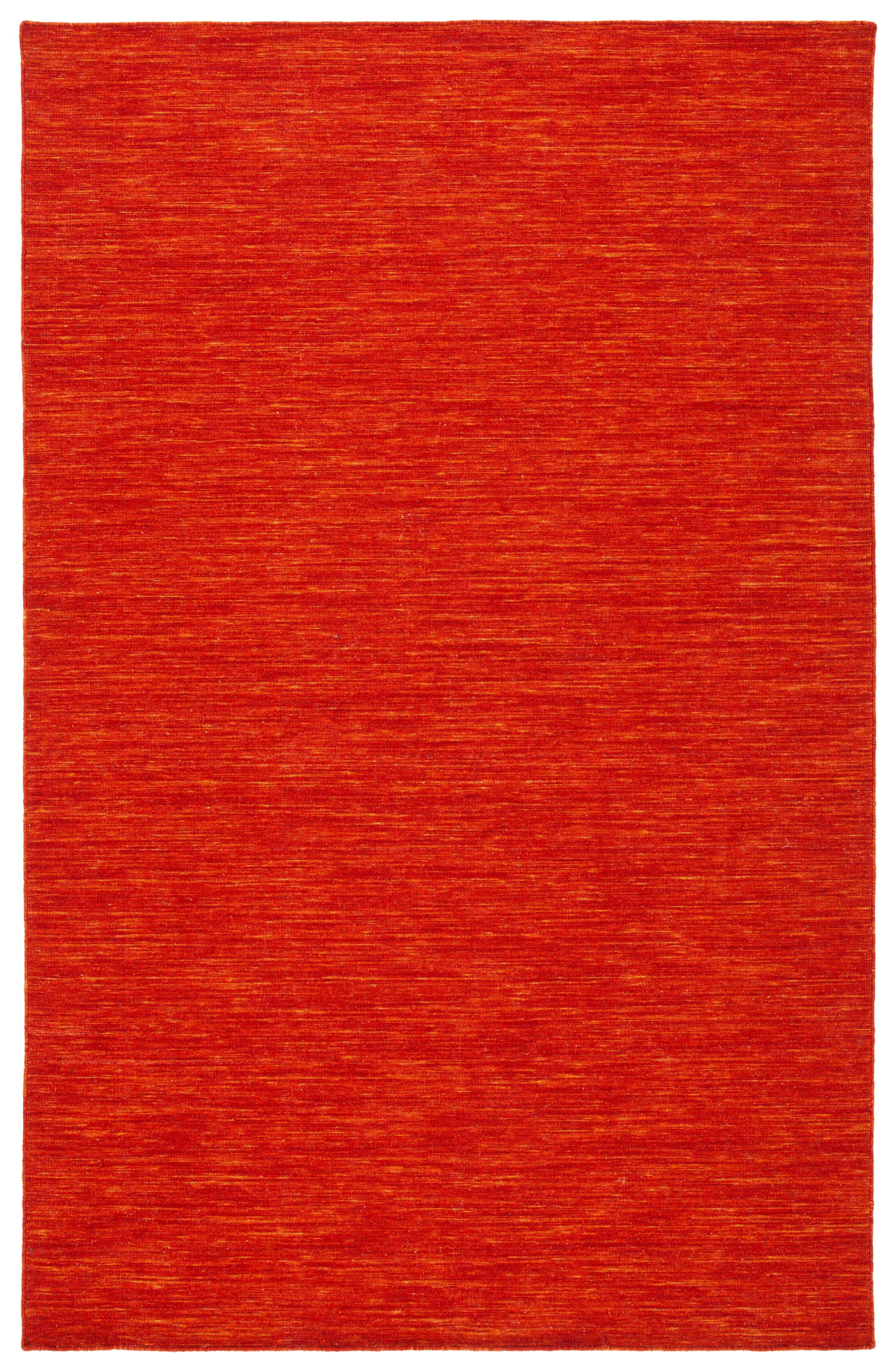 SAFAVIEH Kilim Patrick Solid Area Rug, Red/Rust, 3' x 5'