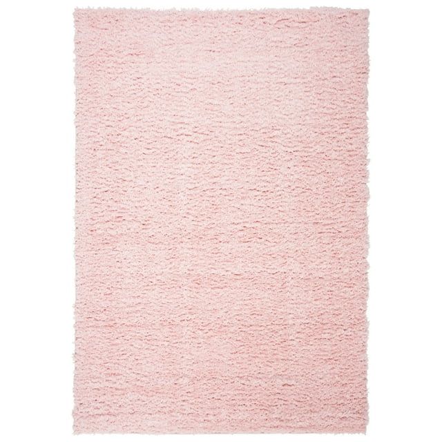 Luxe Comfort Red Shag 4' x 6' Washable Wool & Synthetic Rug