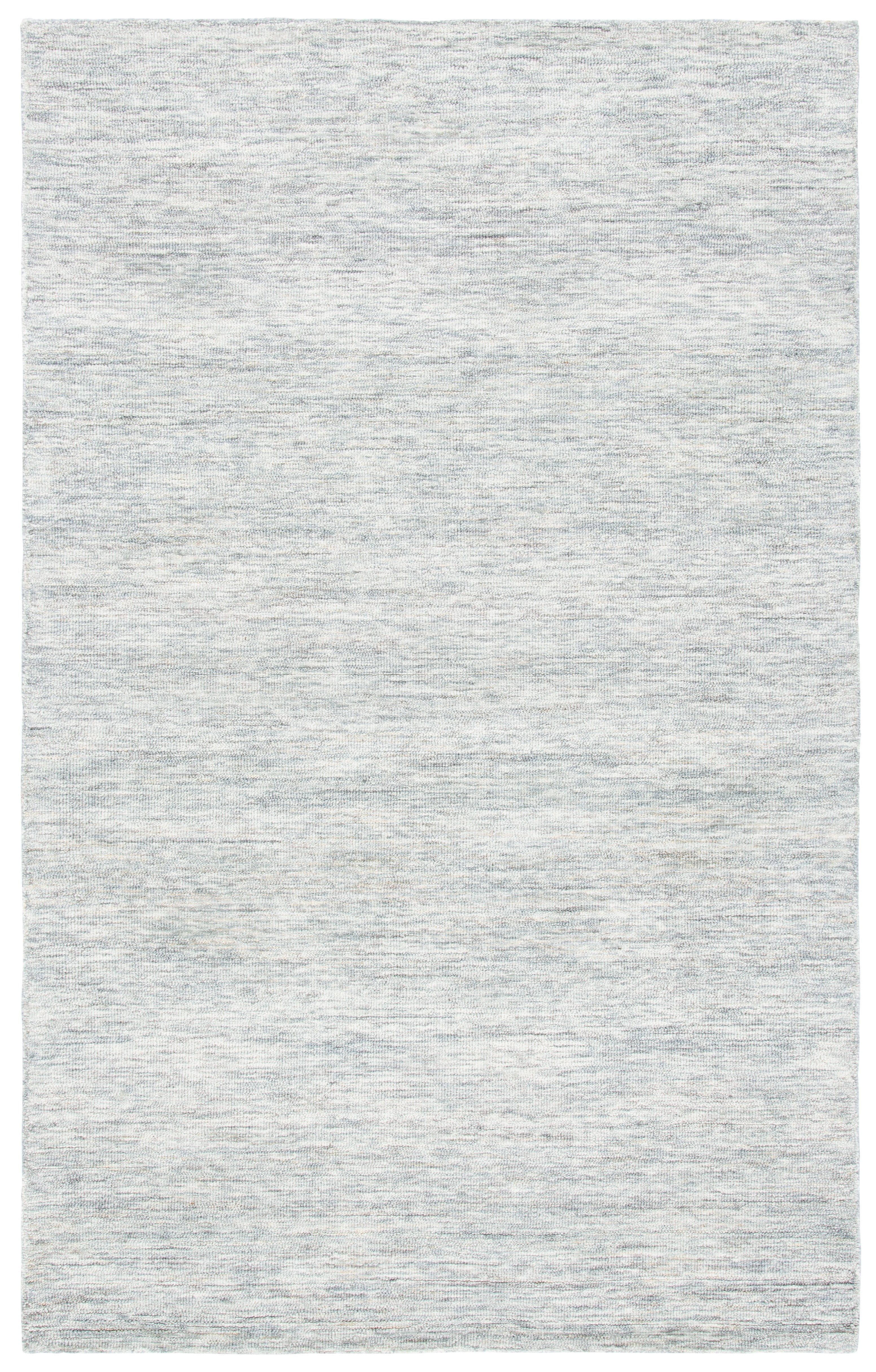 Sage and Ivory Hand-Tufted Wool Area Rug, 5' x 8'