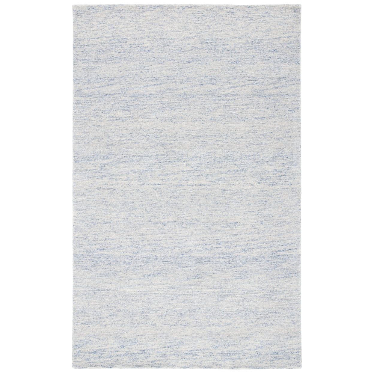 Hand-tufted Elegance Blue & Ivory Wool 6' Square Rug