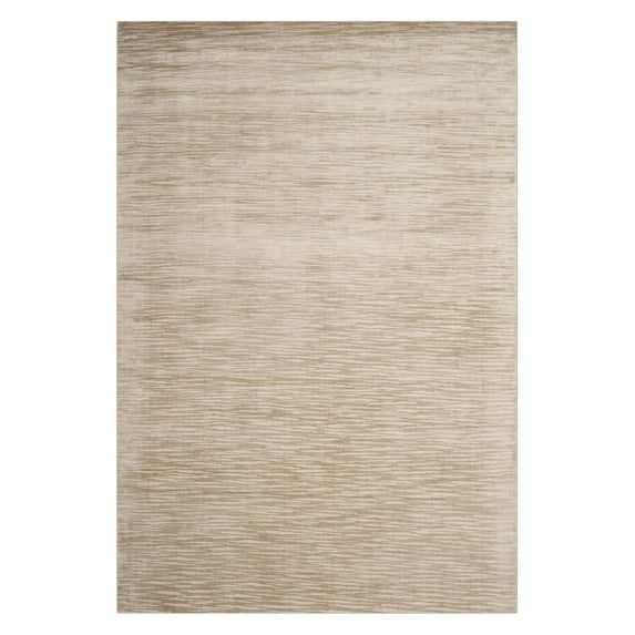 Handmade Creamy Custard Wool Blend 9' x 12' Area Rug