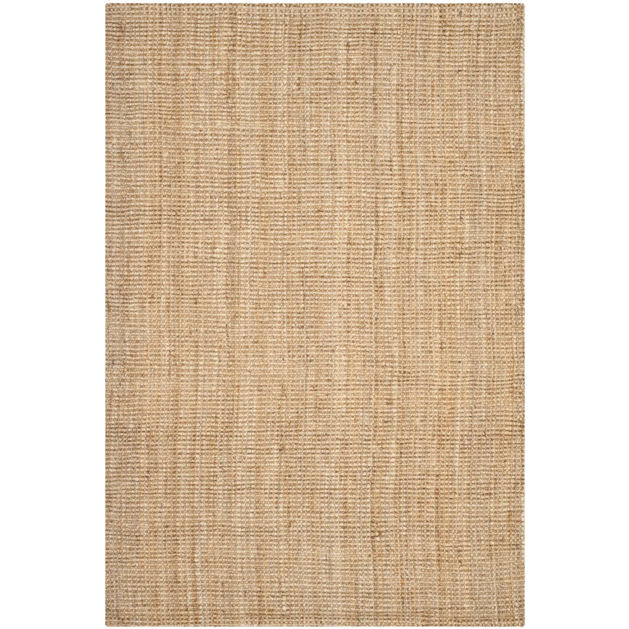 Handwoven Earthy Natural Jute 6' x 9' Rectangular Area Rug