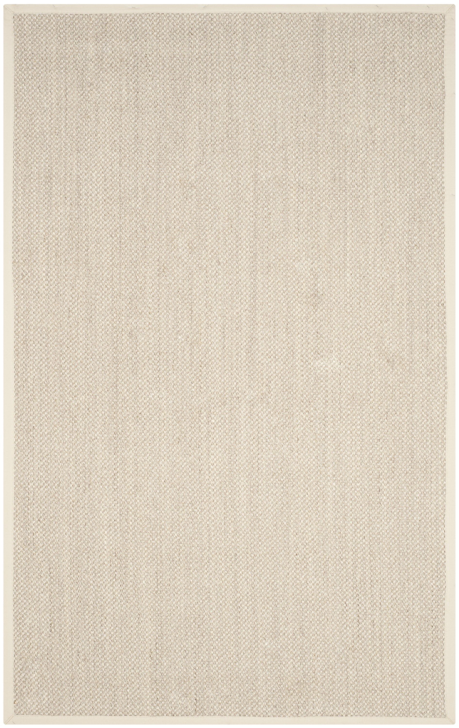 Hand-Woven Marble Beige Viscose Area Rug 2'6" x 4'