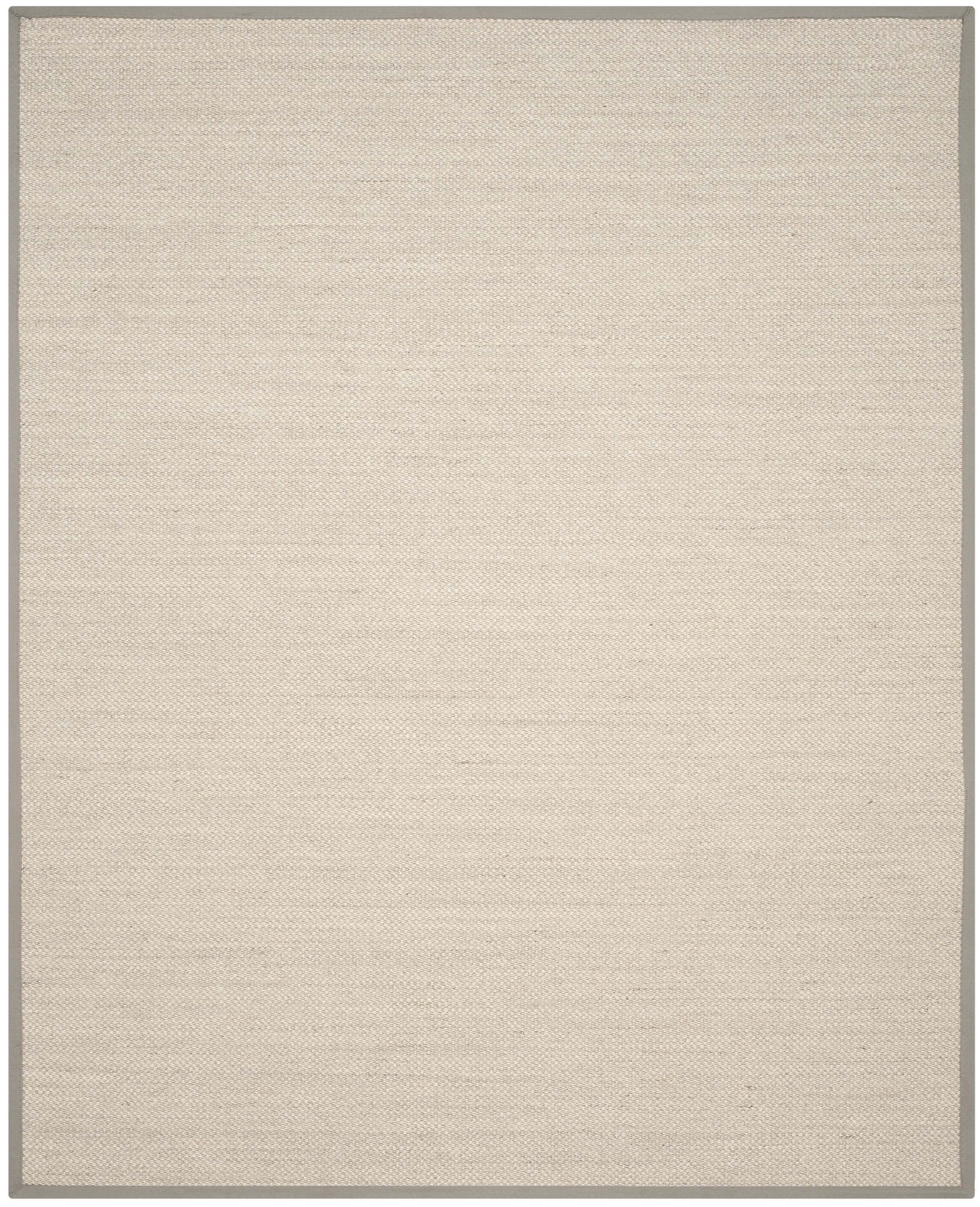 Marble and Khaki 9' x 12' Handmade Viscose Rug