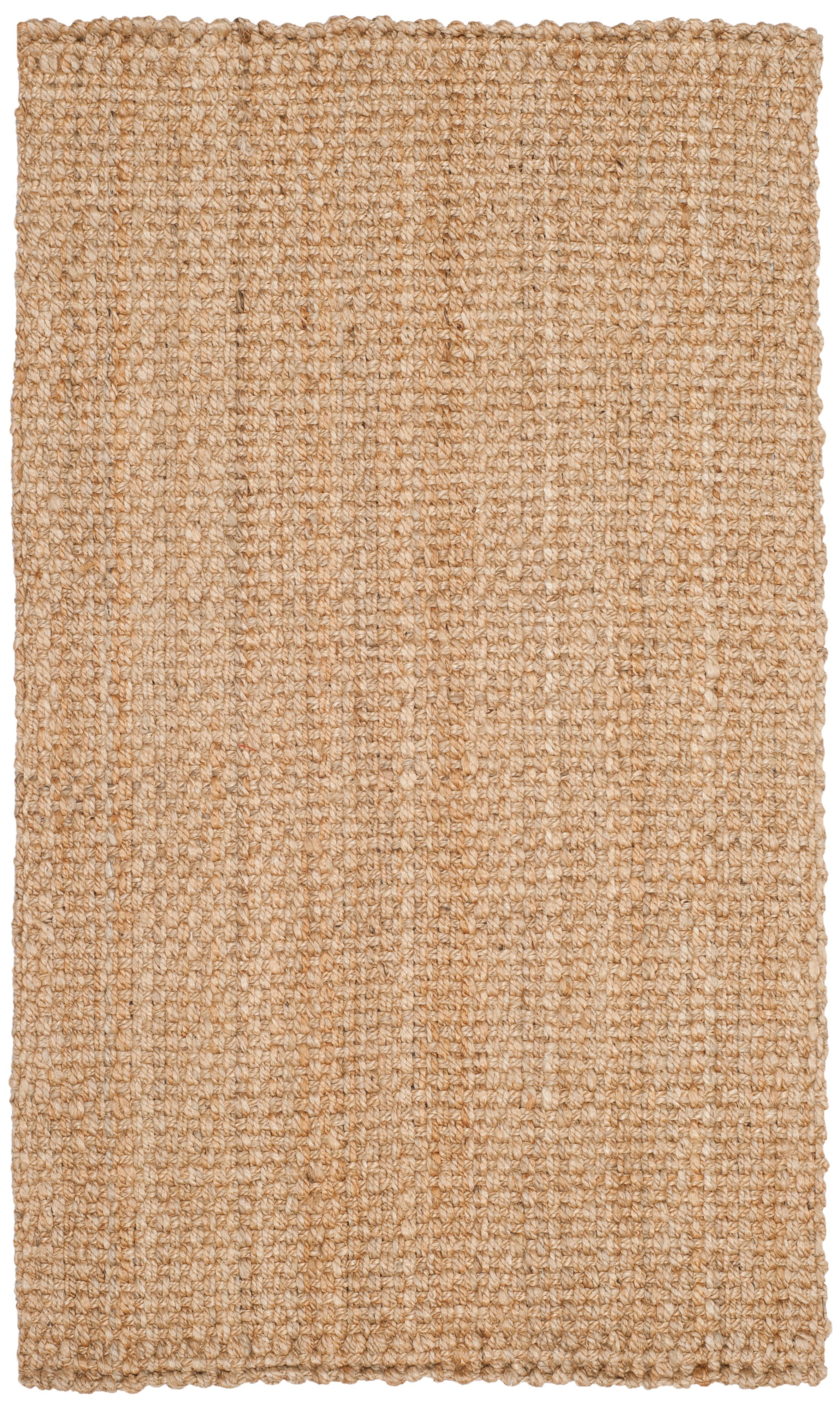 Coastal Charm Hand-Woven Jute Accent Rug, Natural, 2'3" x 4'