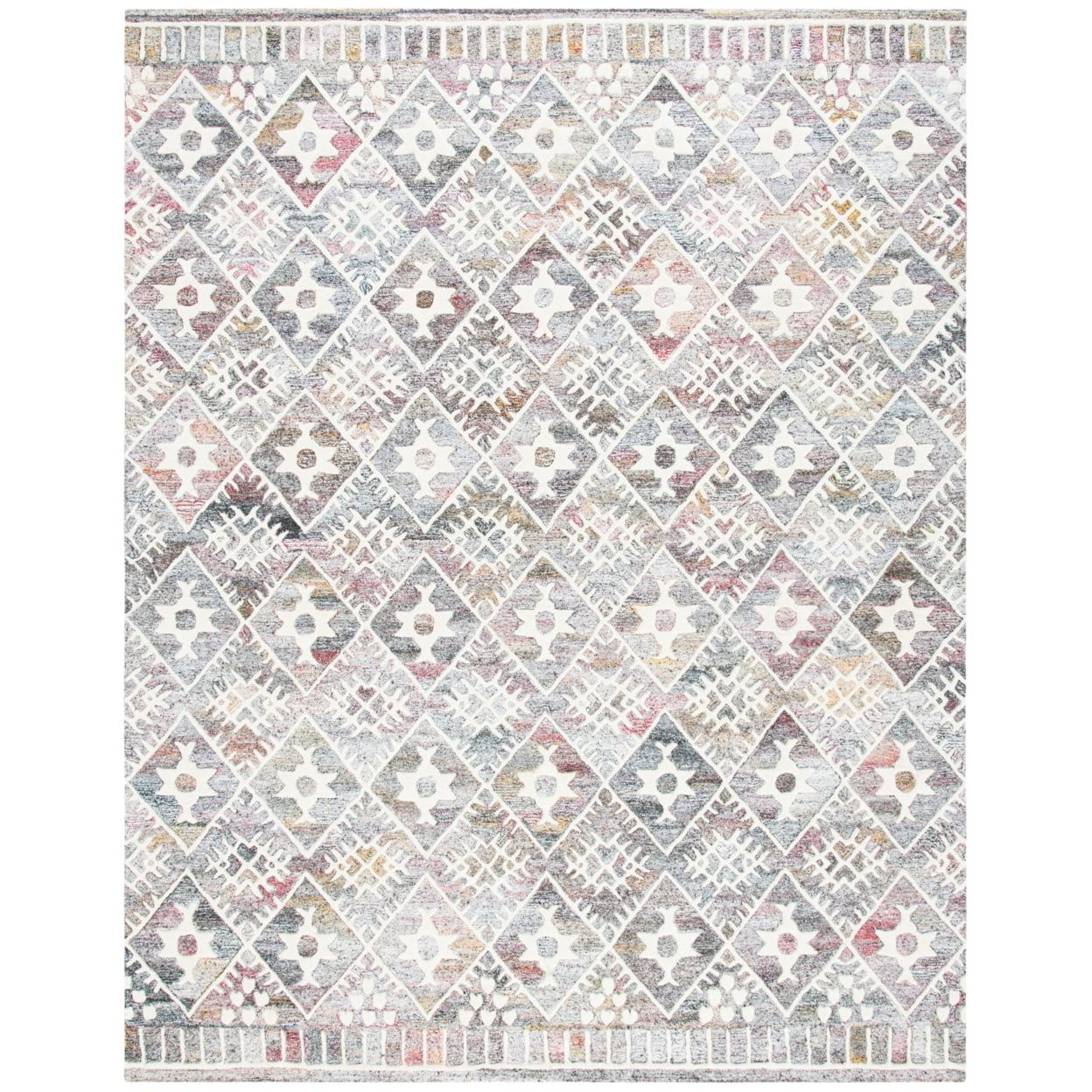 Hand-tufted Ivory Wool 9' x 12' Rectangular Area Rug