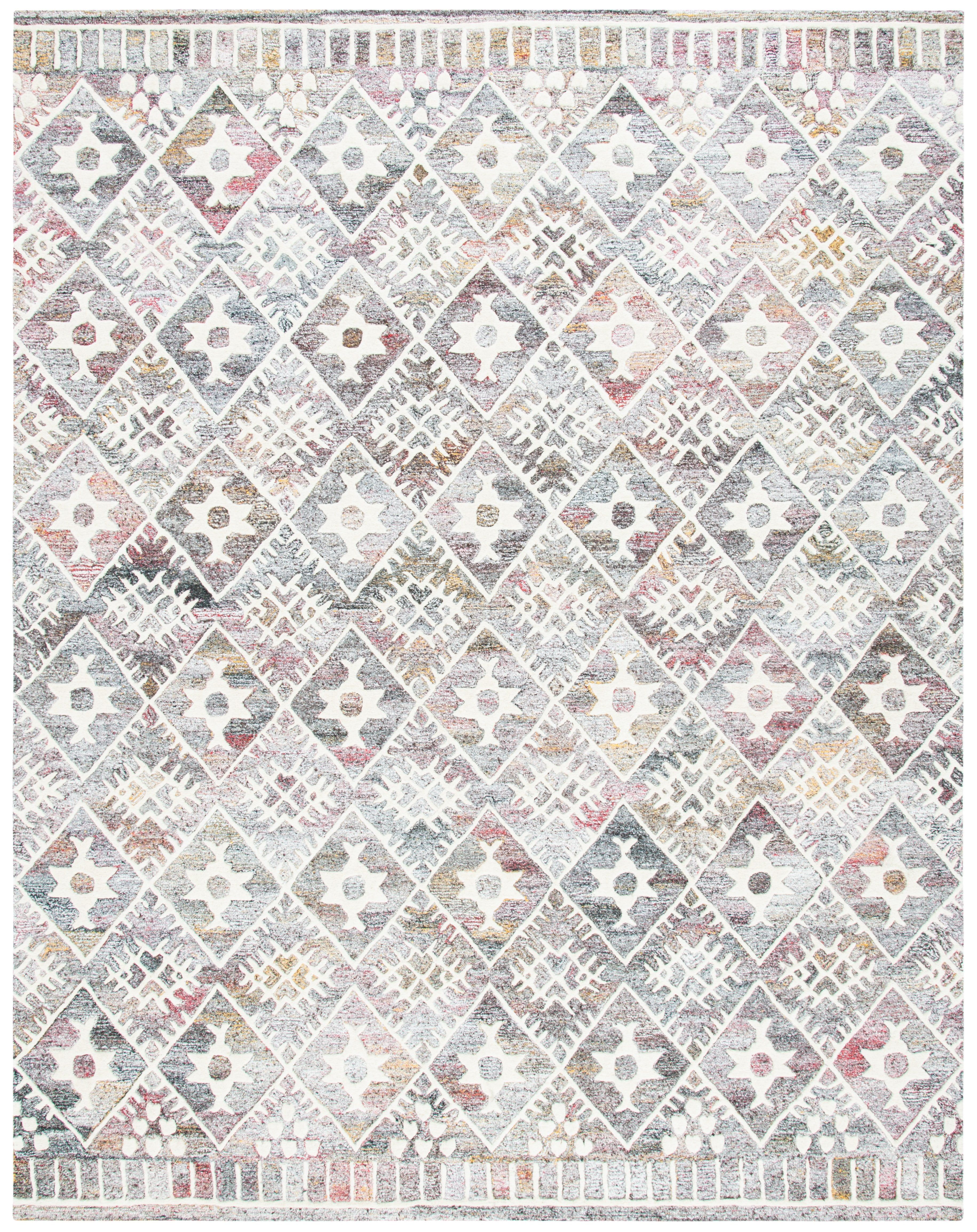 Hand-tufted Ivory Wool 9' x 12' Rectangular Area Rug