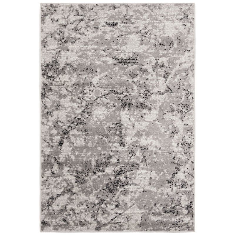 Skyler 2' x 4' Grey and Ivory Abstract Rug