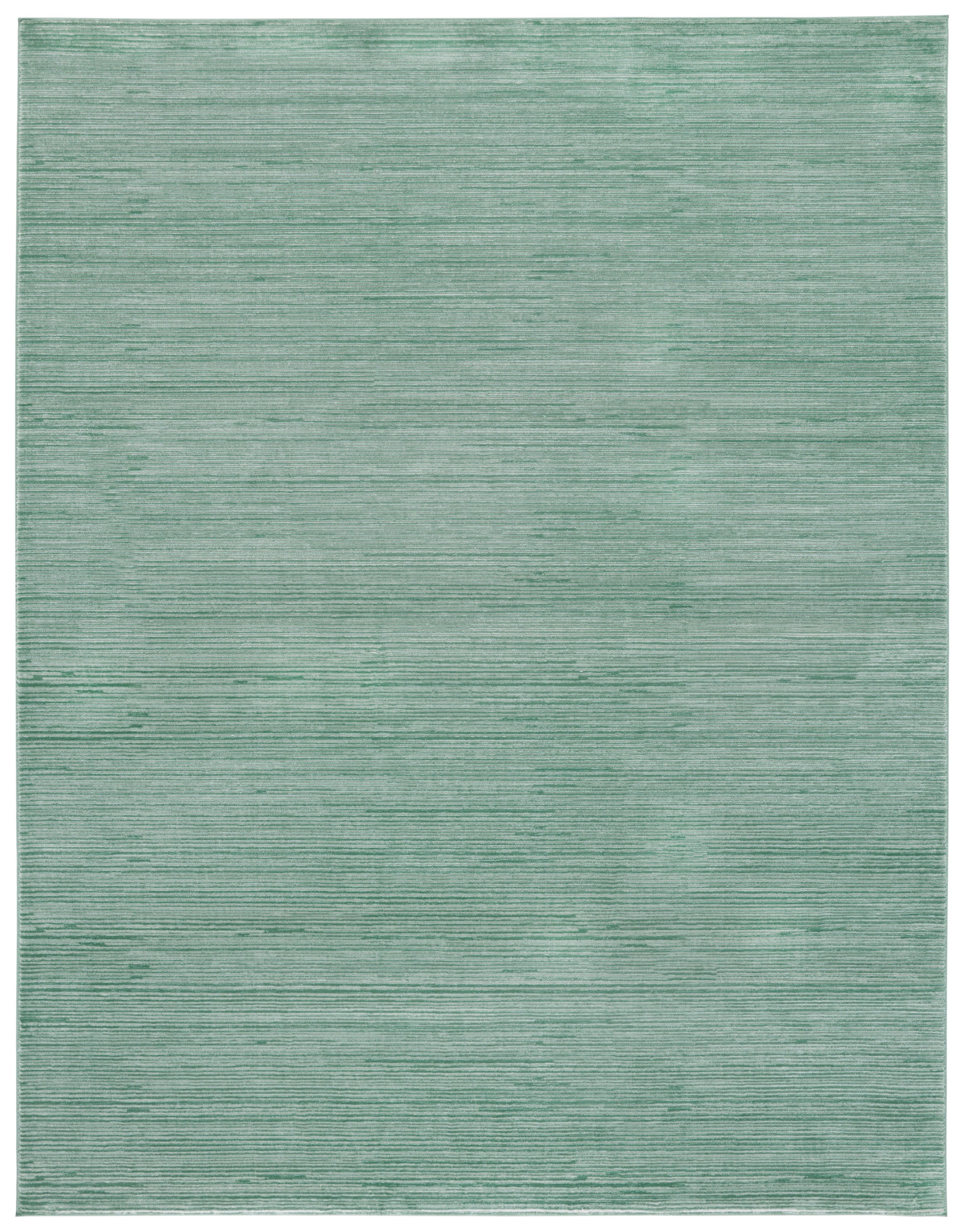 Light Green 9' x 12' Abstract Synthetic Area Rug