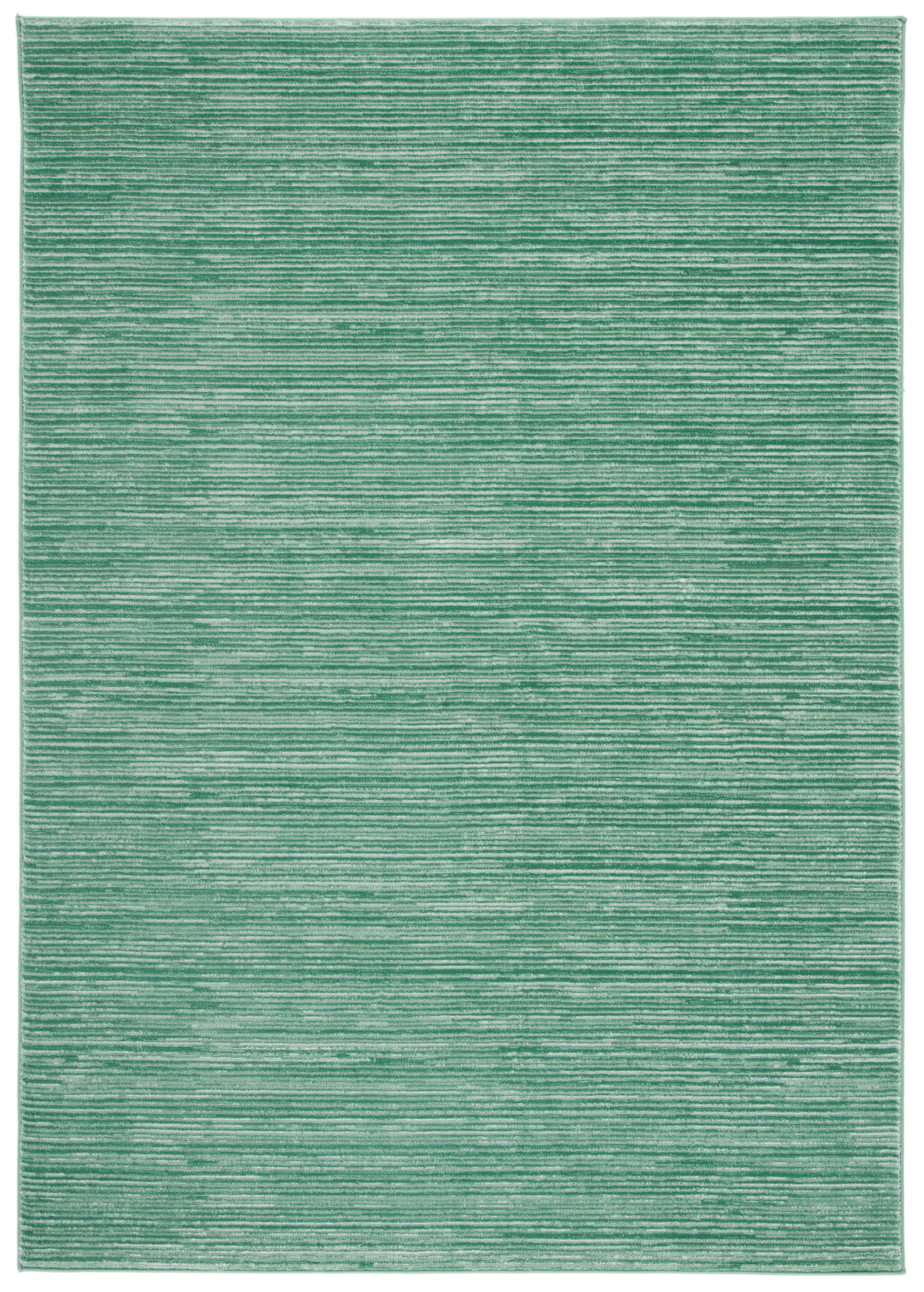 Light Green Flat Woven Synthetic Area Rug, 3' x 5'