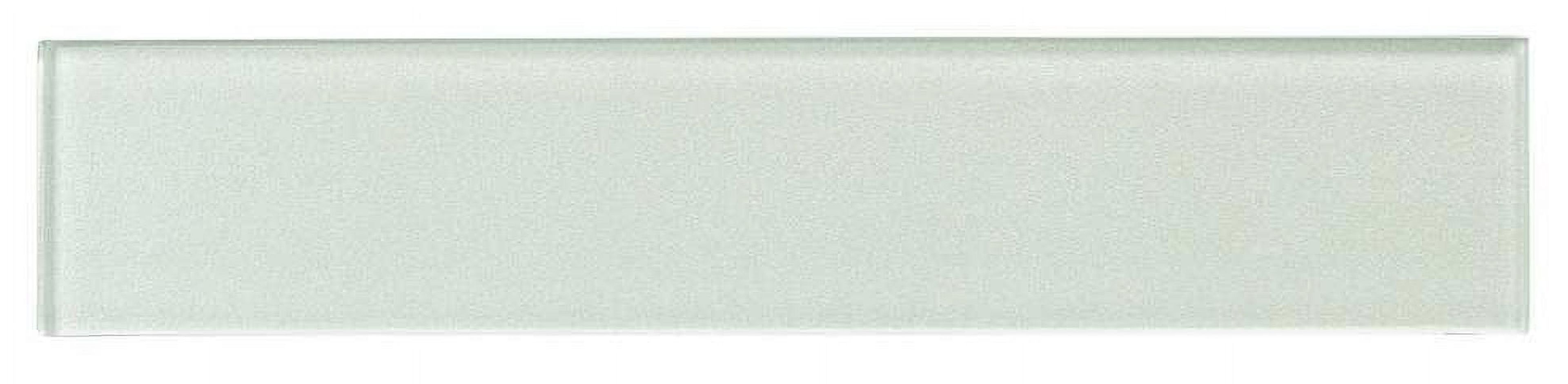 Wisper White Glossy 3x13 Polished Glass Subway Tile