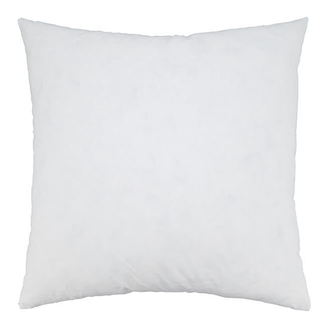 Luxurious White 14" Square Duck Feather Pillow Insert