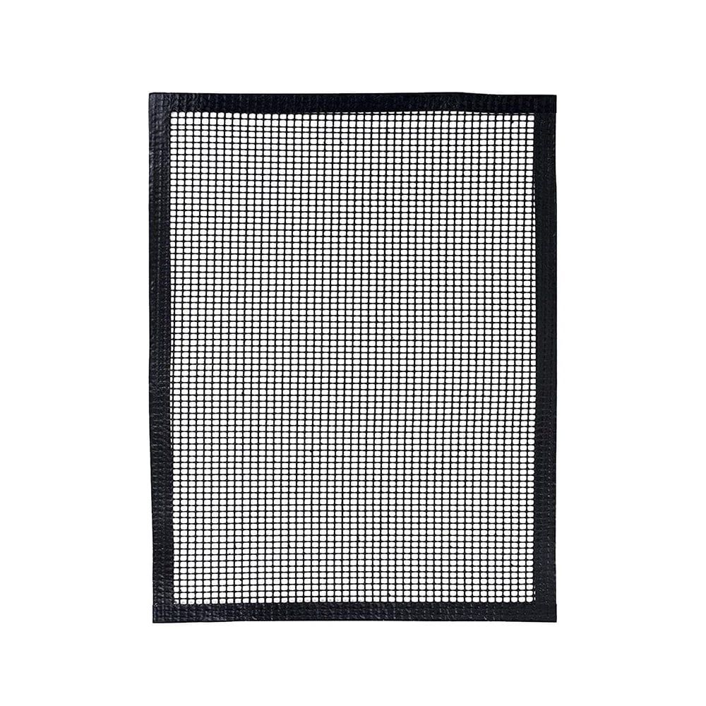 Non-Stick Black Mesh Grill Mat for Smokers, 11 x 16 Inch