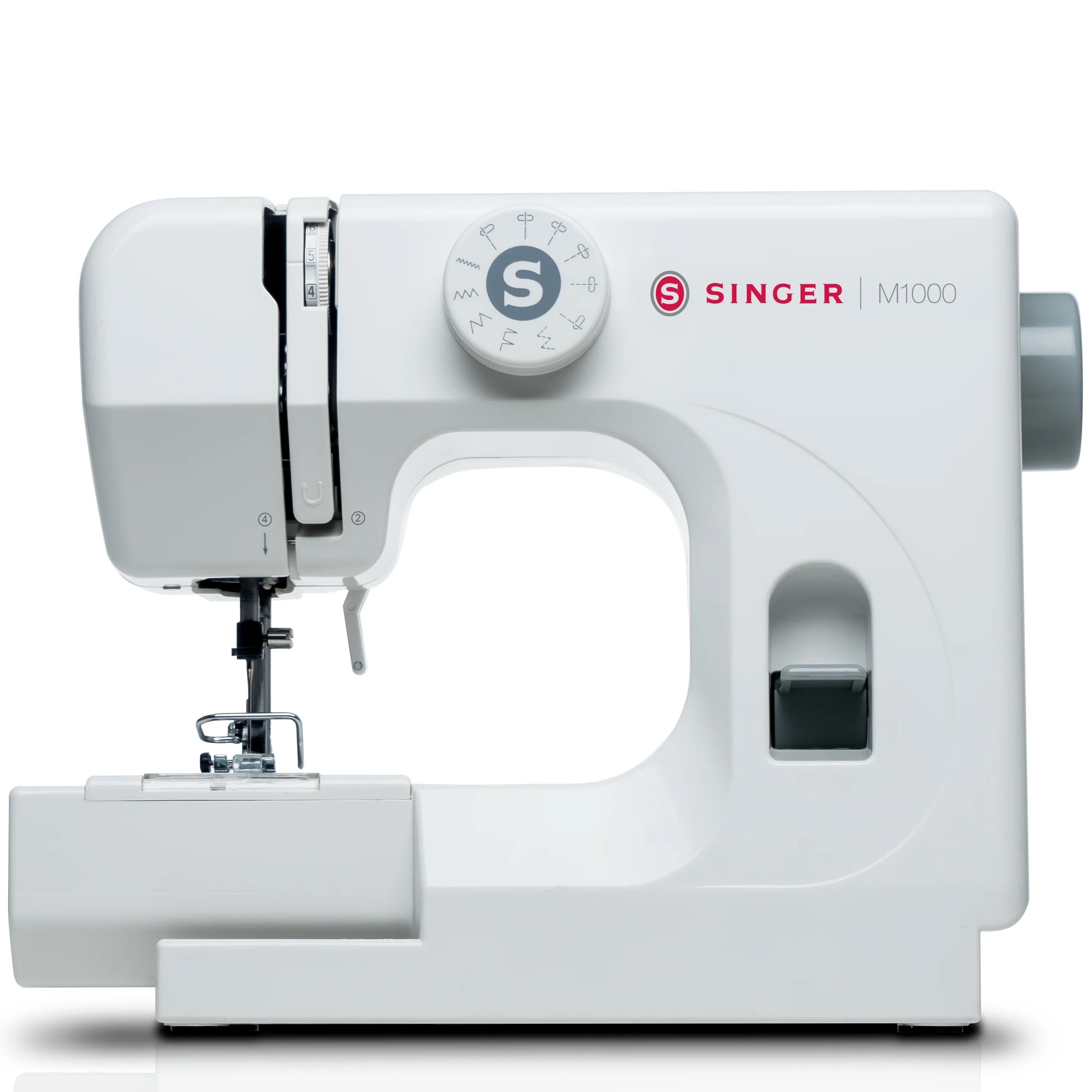 Singer M1000 White Portable Sewing Machine with 32 Stitch Applications