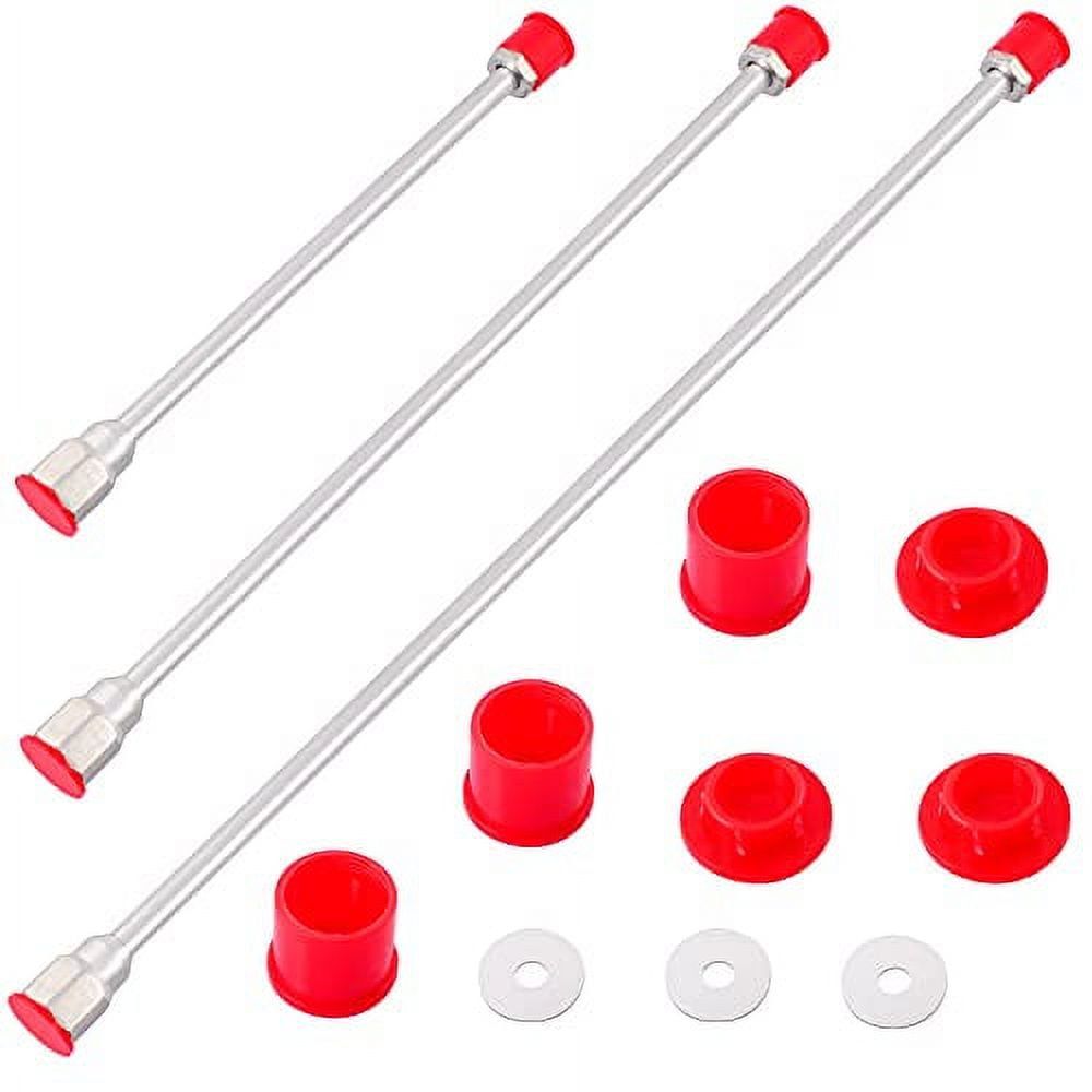 Aluminum Airless Paint Sprayer Extension Rods with Red Guards