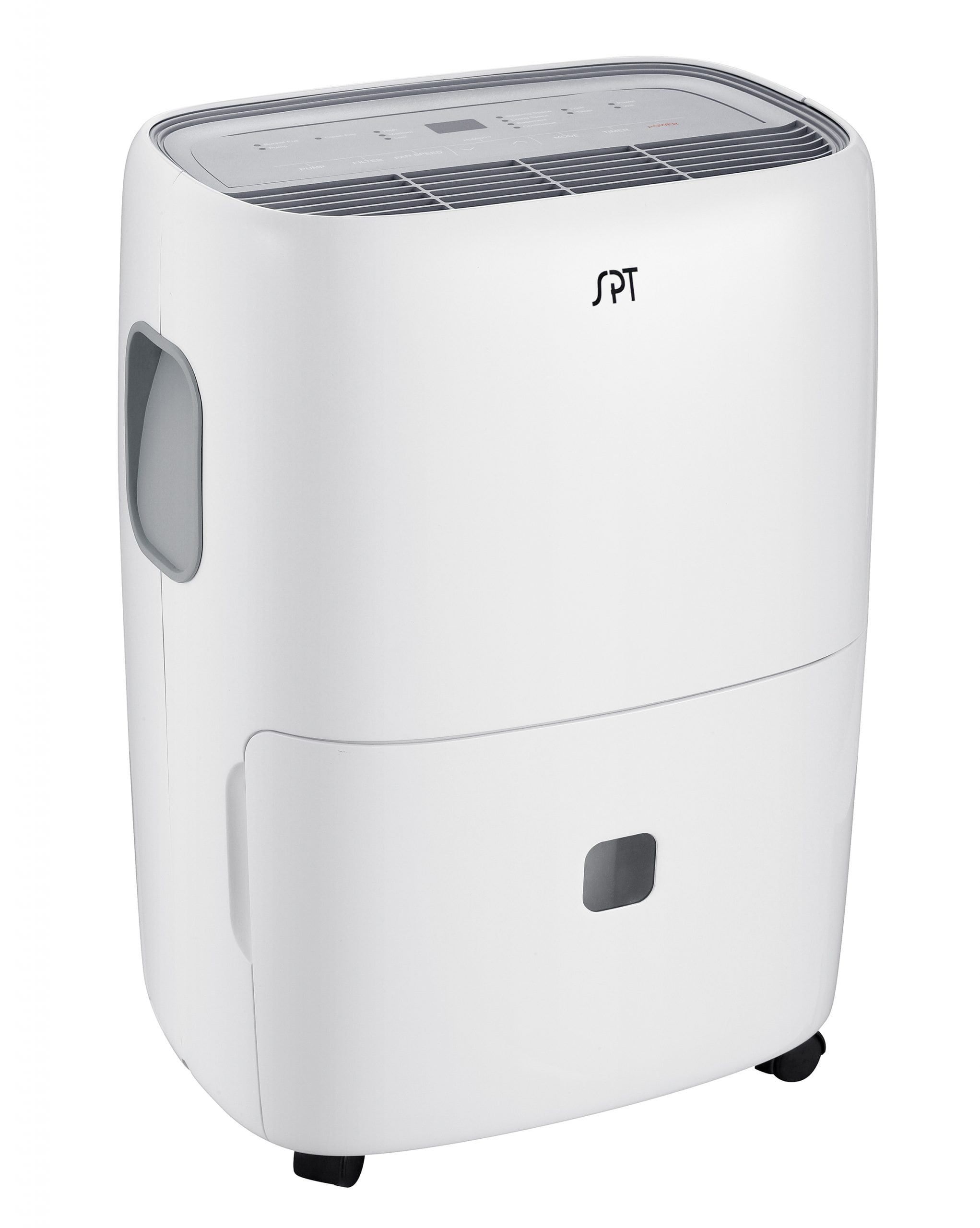 White 50-Pint Energy Star Dehumidifier with Built-in Pump