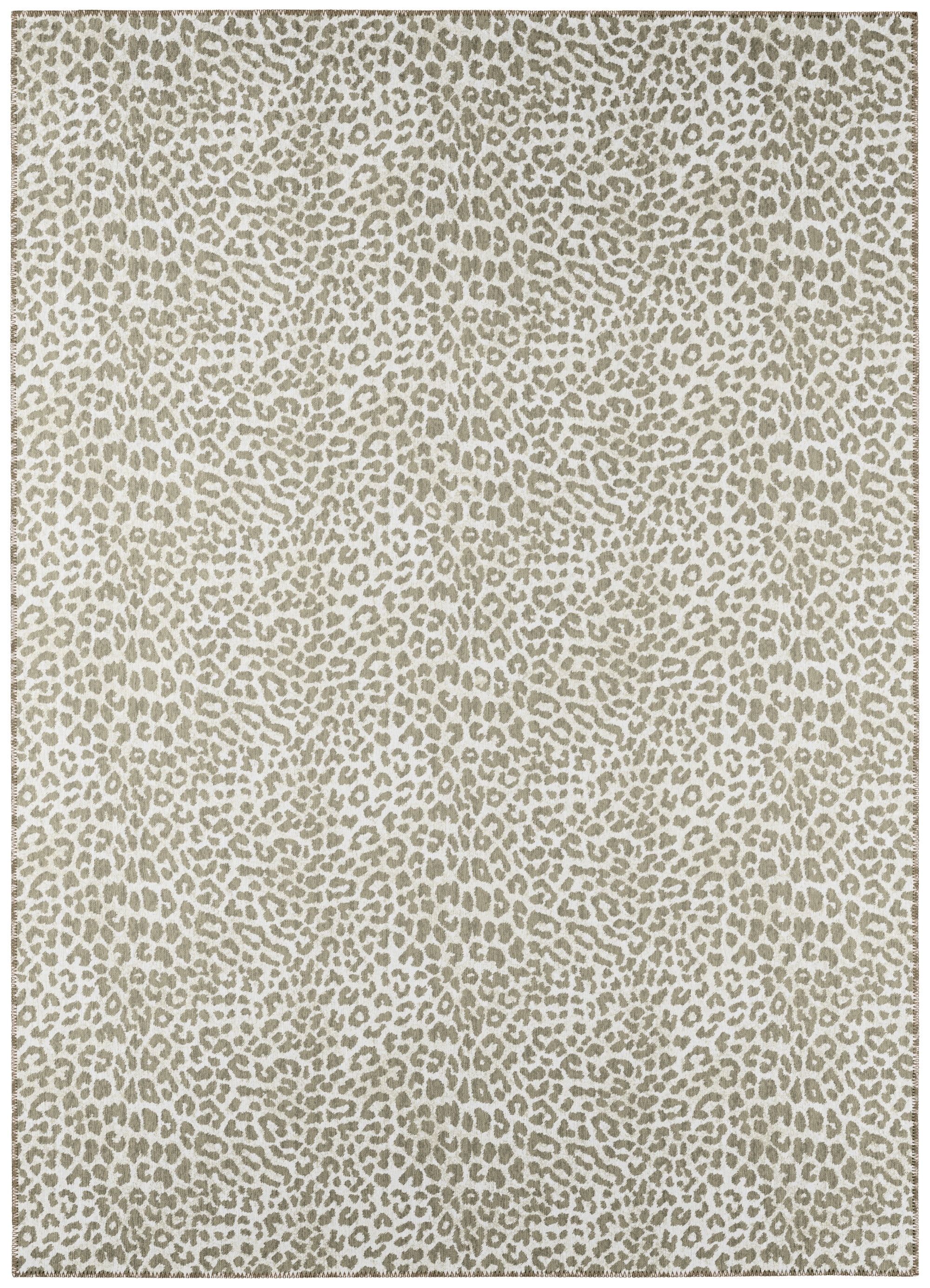 Taupe Chenille Ultra-Soft Flat Woven 3' x 5' Area Rug