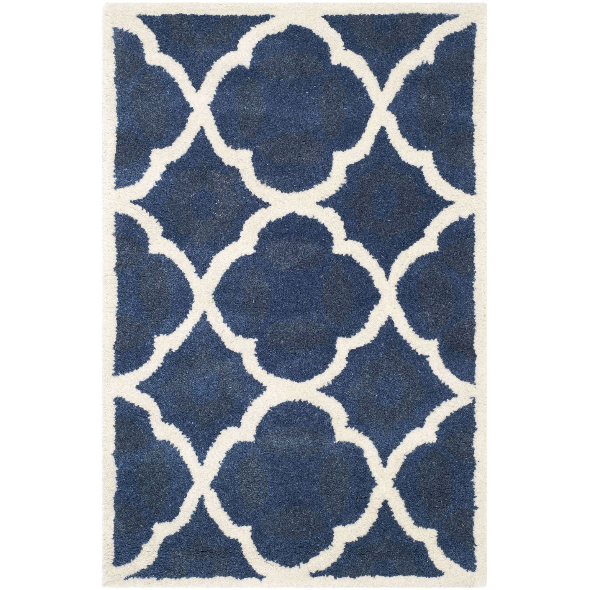 Multicolor Handmade Wool Tufted Reversible 8' x 10' Rug