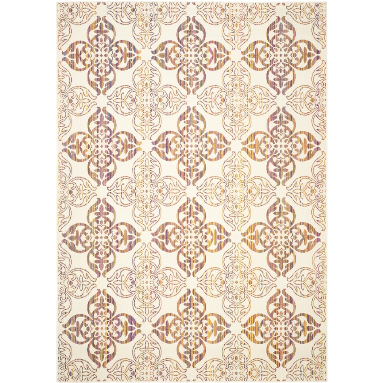 Multicolor Tufted Handmade Rectangular Synthetic Rug