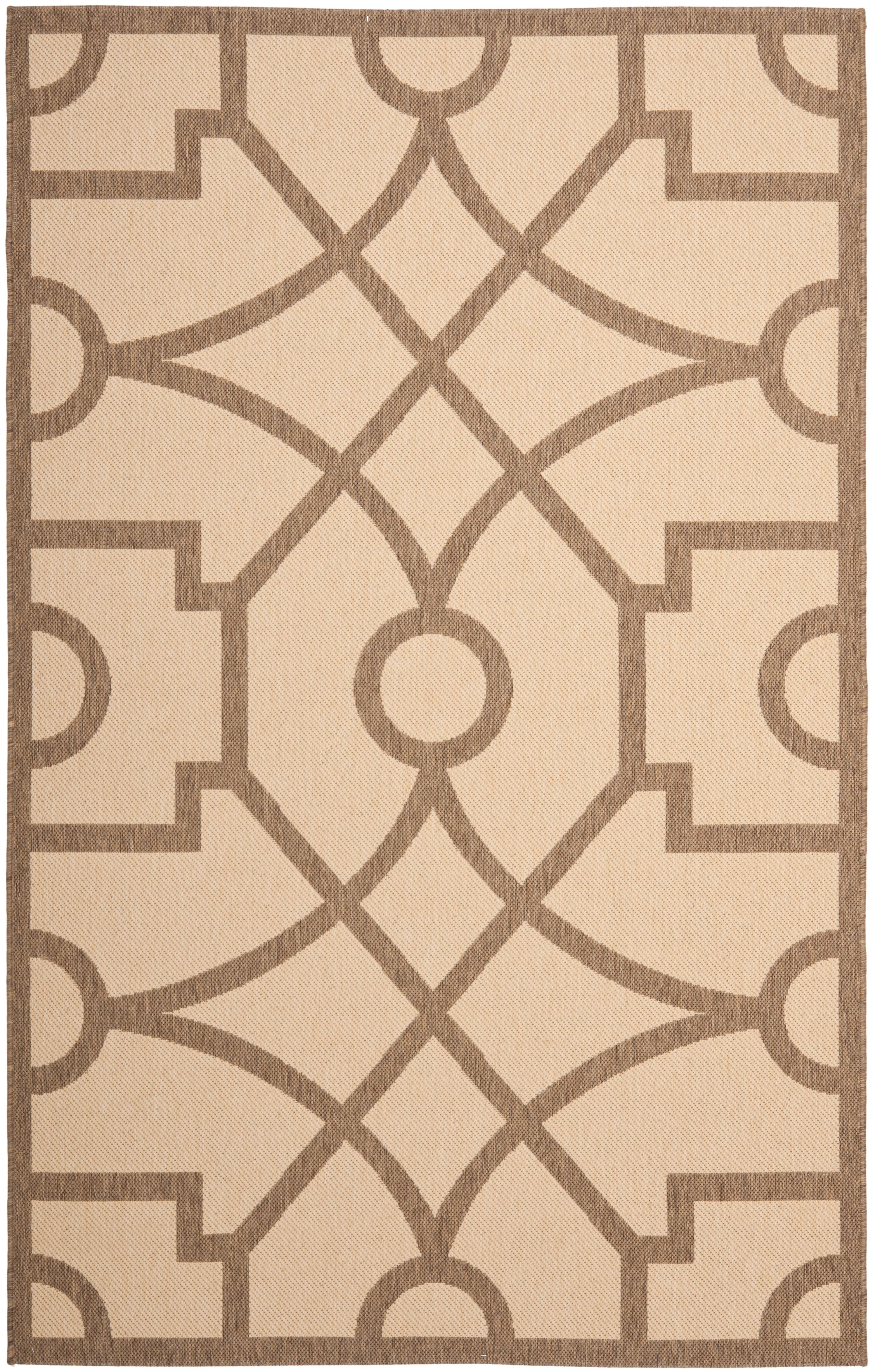 Dark Beige Rectangular Tufted Handmade Washable Rug