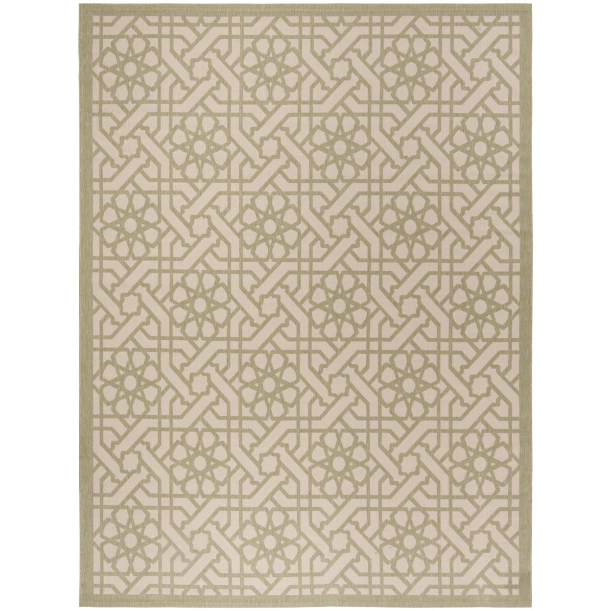 Handmade Triumph Lily Pad 92"x64" Rectangular Tufted Rug