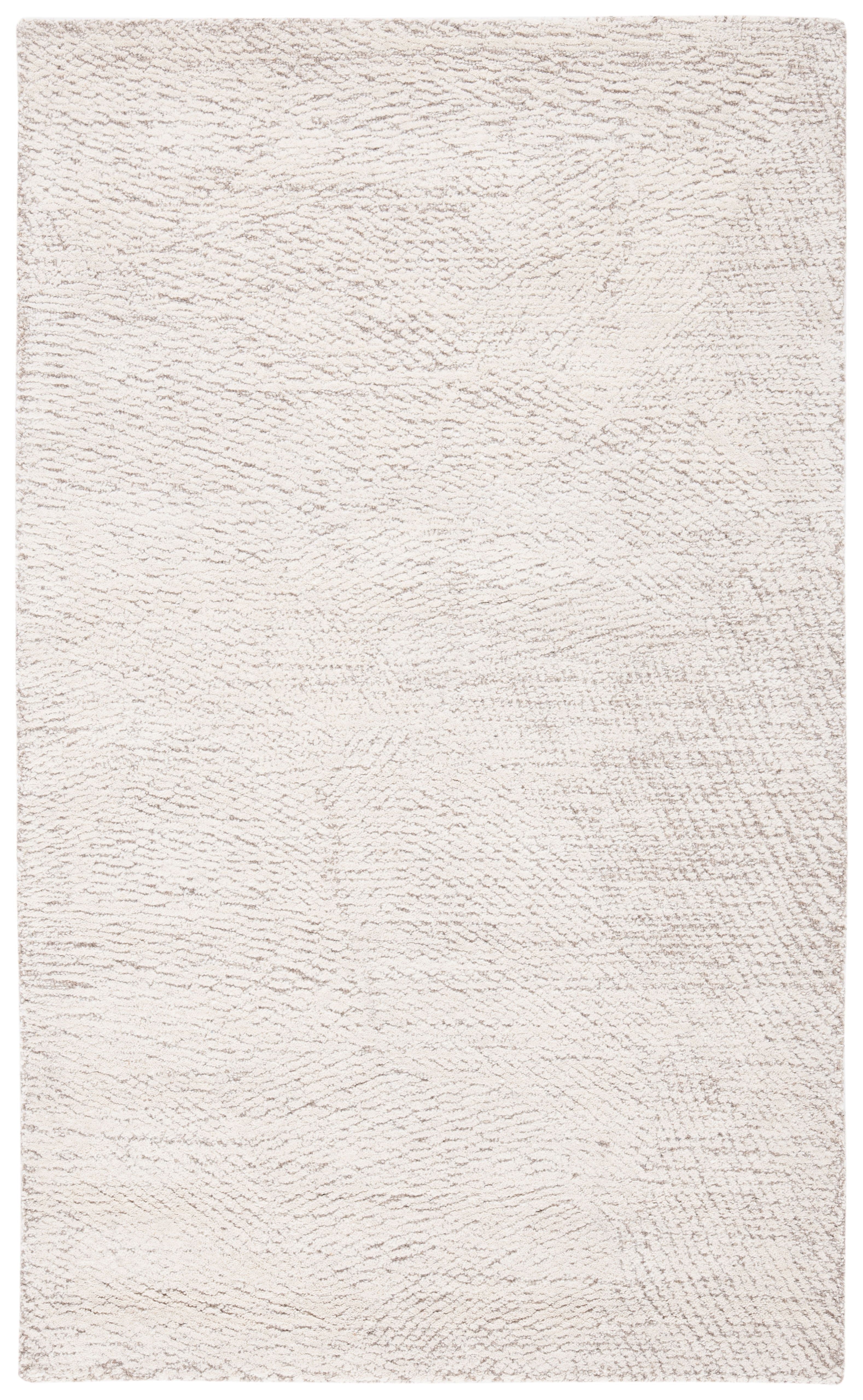 Ivory Floral Hand-Tufted Wool Accent Rug, 2' x 3'