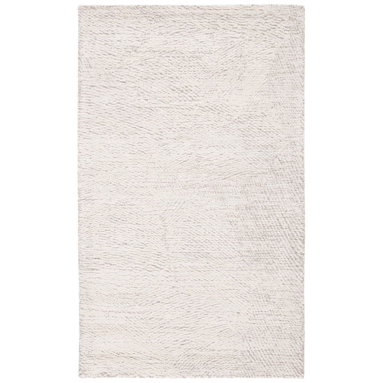 Ivory Floral Hand-Tufted Wool Accent Rug, 2' x 3'