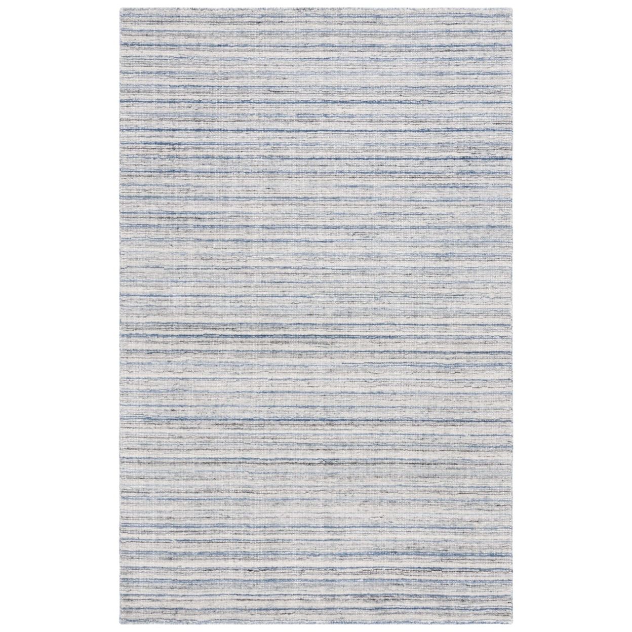 Hand-Knotted Elegance Steel Wool-Viscose Blend 9' x 12' Area Rug