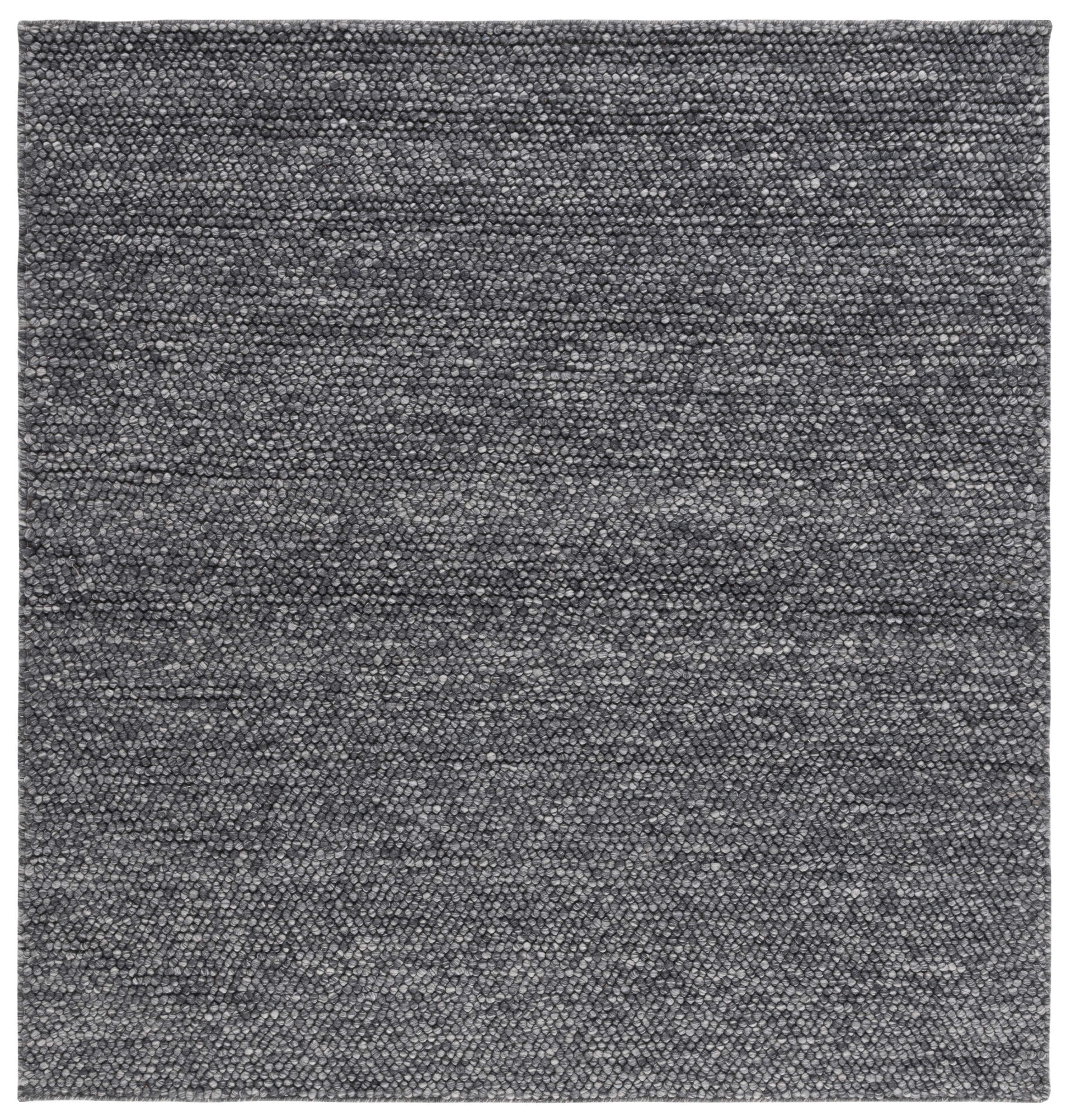 SAFAVIEH Natura Feride Geometric Area Rug, Dark Grey, 4' x 4' Square