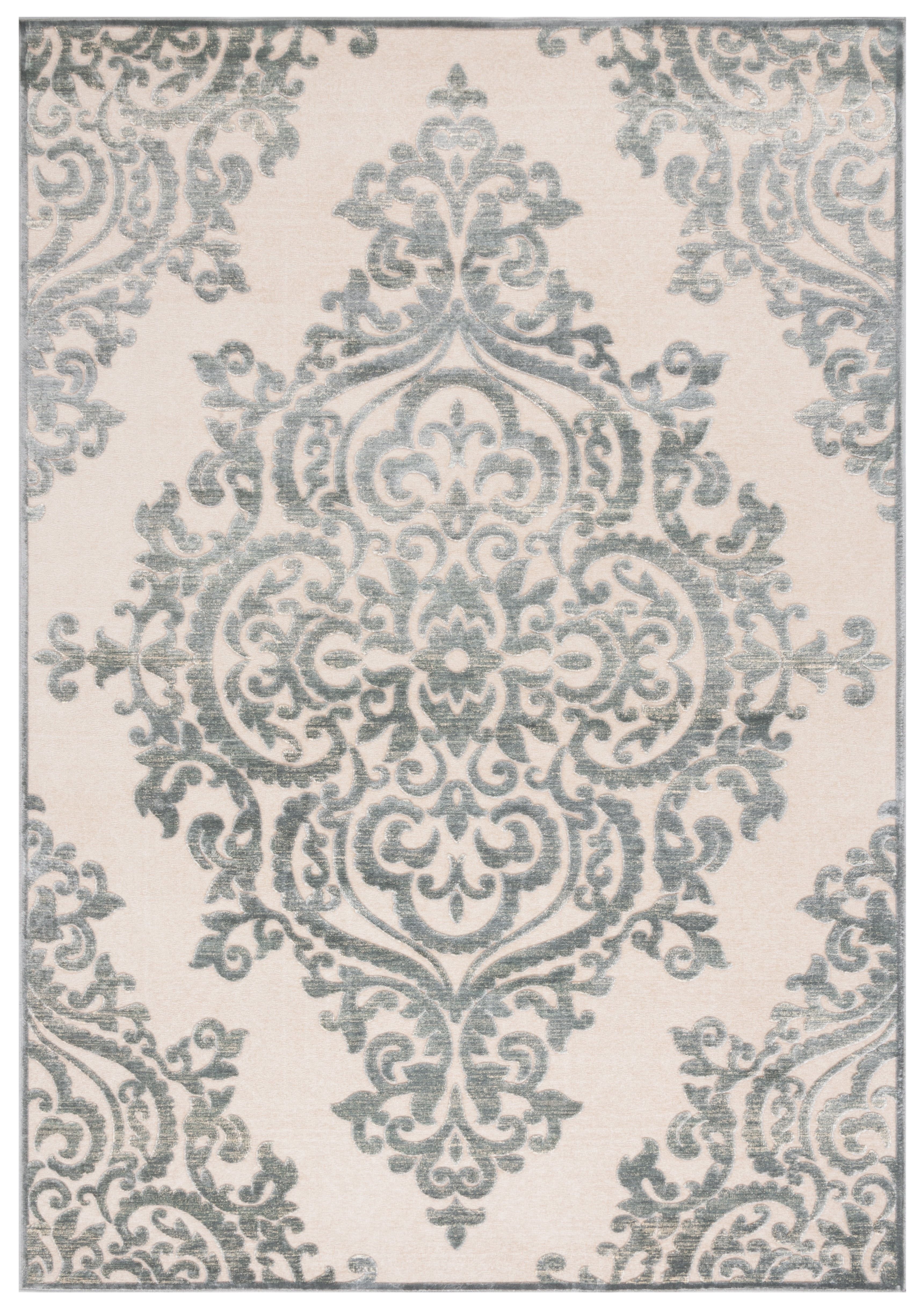 Elysian Fields Gray Silk Blend 8' x 10' Rectangular Rug